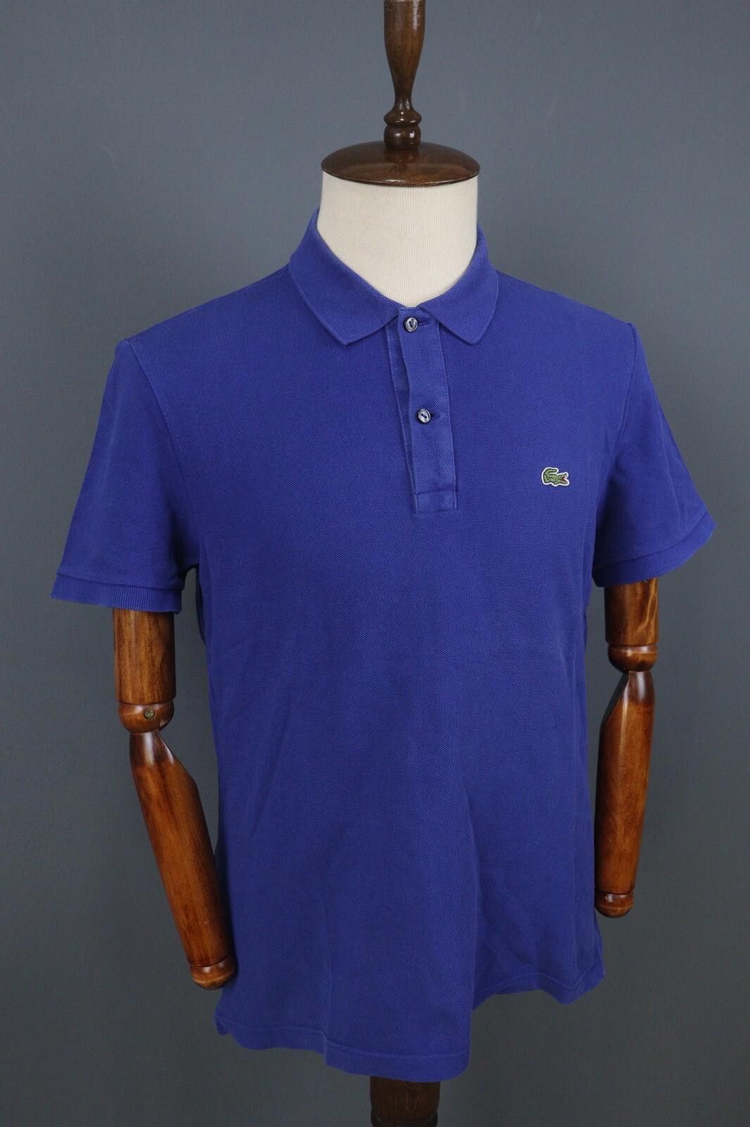 Lacoste Lacoste Slim Fit Blue Short Sleeve Polo Shirt Size XL Size US XL / EU 56 / 4 - 7 Thumbnail