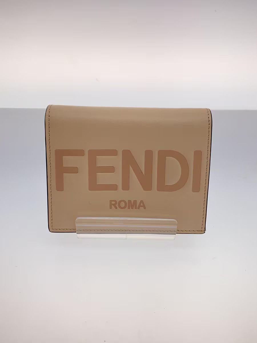 Fendi Fendi Bi-Fold Wallet Beige Size ONE SIZE - 1 Thumbnail