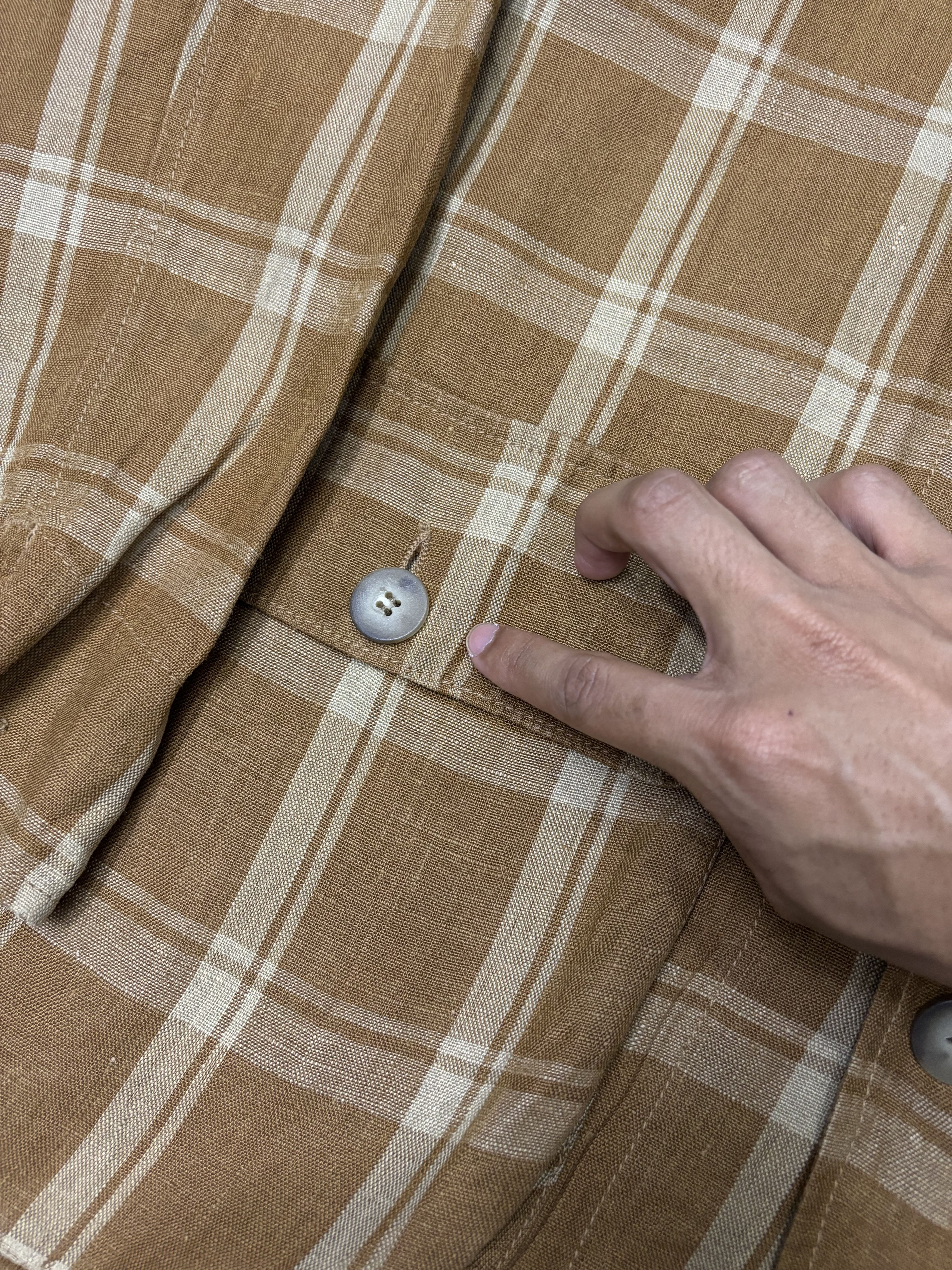 Benetton UNITED COLORS OF BENETTON TARTAN CHECKERED CHORE JACKET Size US XL / EU 56 / 4 - 12 Thumbnail