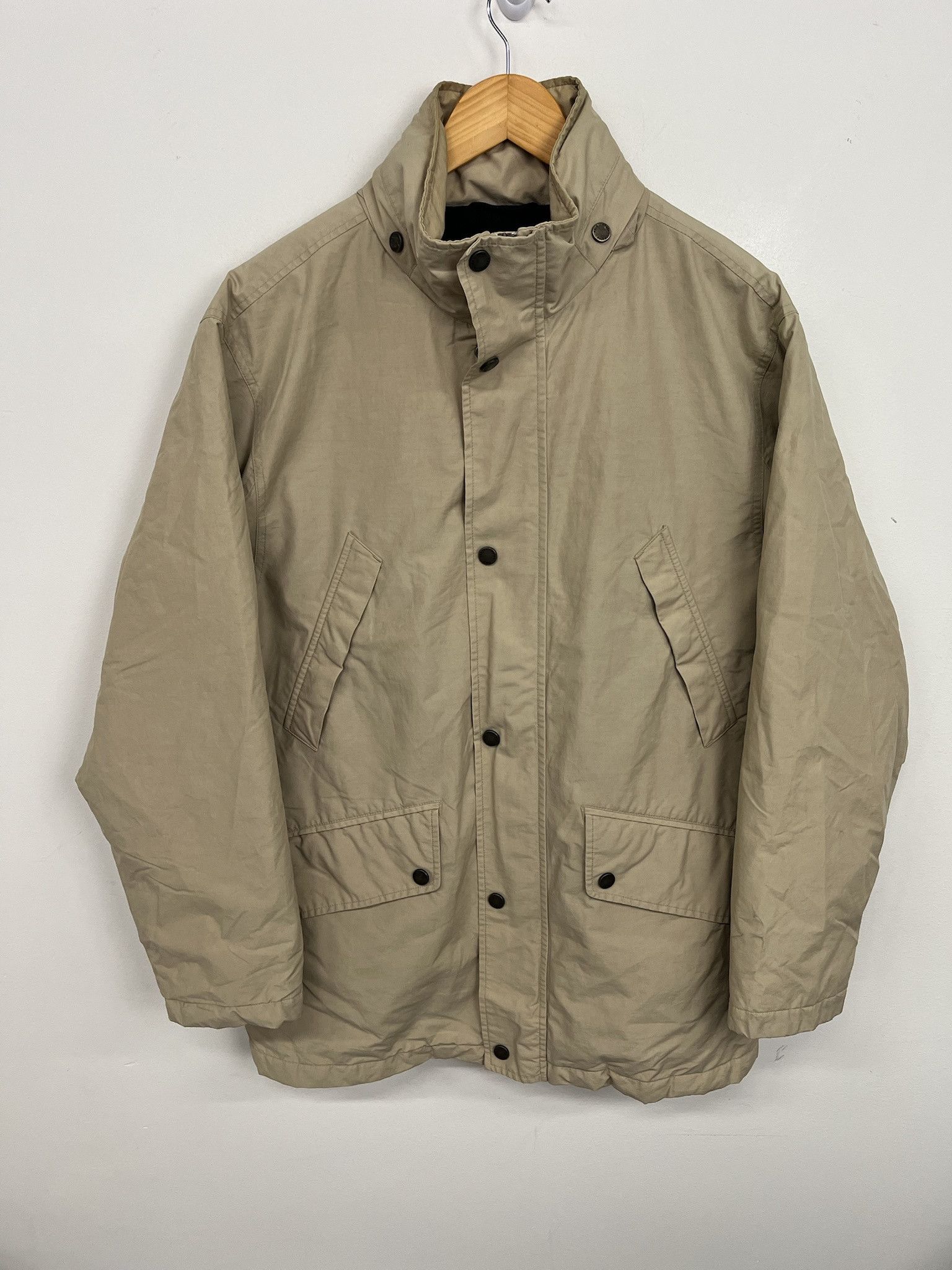 Polo Ralph Lauren × Vintage Vintage 90s Polo Ralph Lauren Tan Fleece Lined Jacket Size M Size US M / EU 48-50 / 2 - 1 Thumbnail
