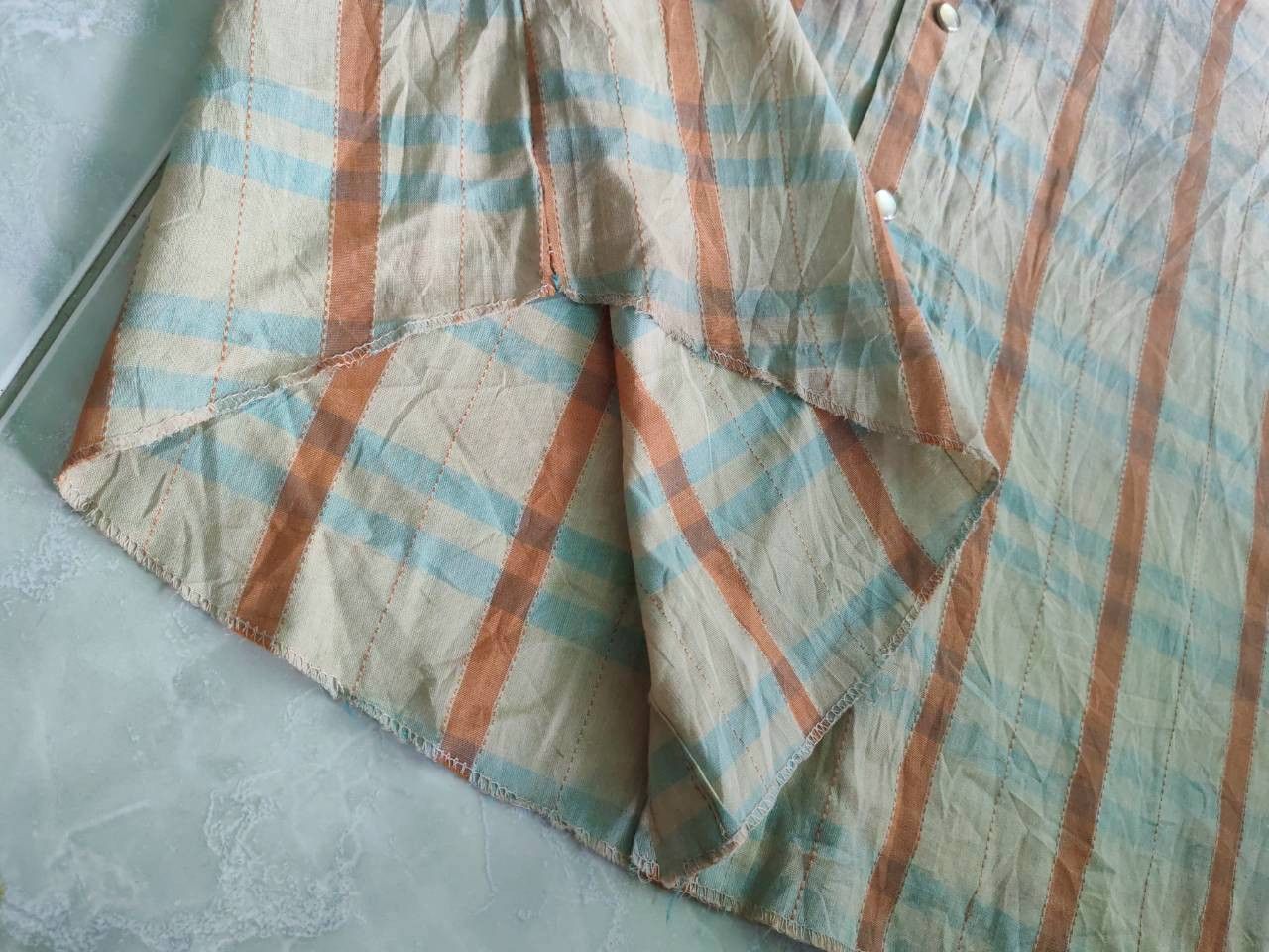 Other Vintage 70s Western Shirt Pearl Snap Plaid Made In USA Size US XL / EU 56 / 4 - 6 Thumbnail