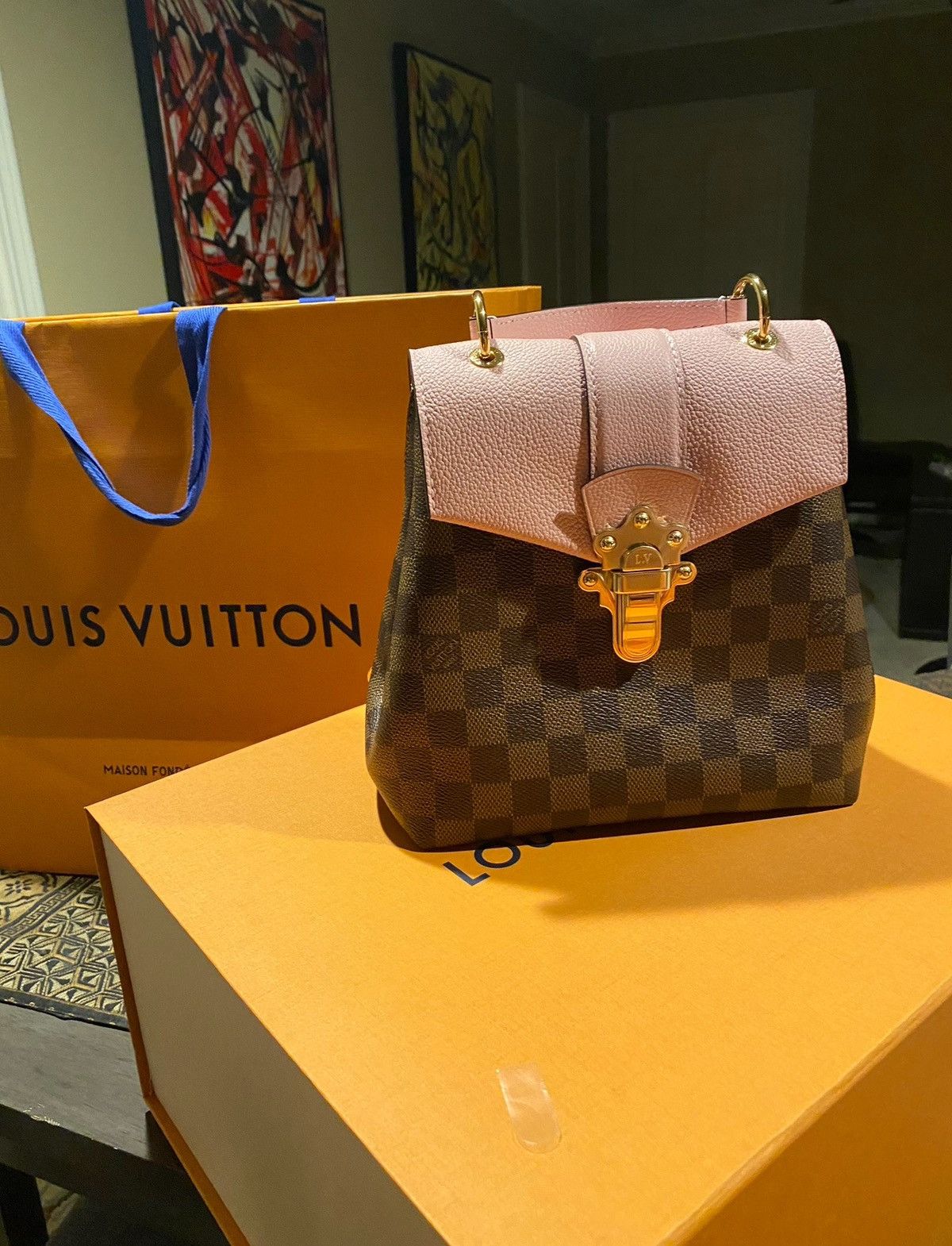 Louis Vuitton Louis Vuitton Damier Ebene Clapton Backpack Size ONE SIZE - 1 Thumbnail