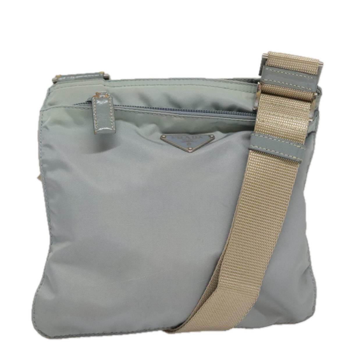 Prada Blue Synthetic Shoulder Bag (Pre-Owned) Size ONE SIZE - 1 Thumbnail