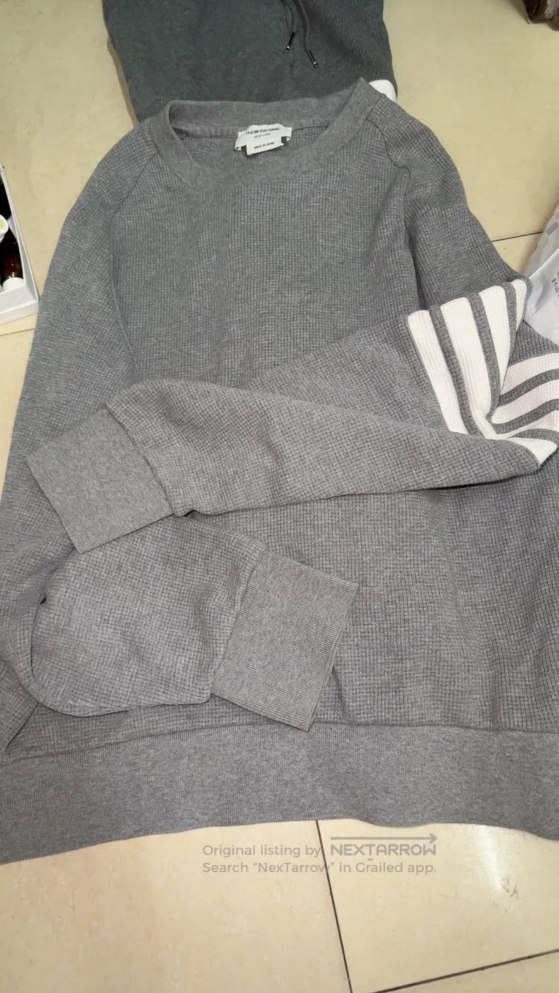 Thom Browne Thom Browne size 3 Gray hoodie and pants set Size US 42 / EU 58 - 7 Thumbnail