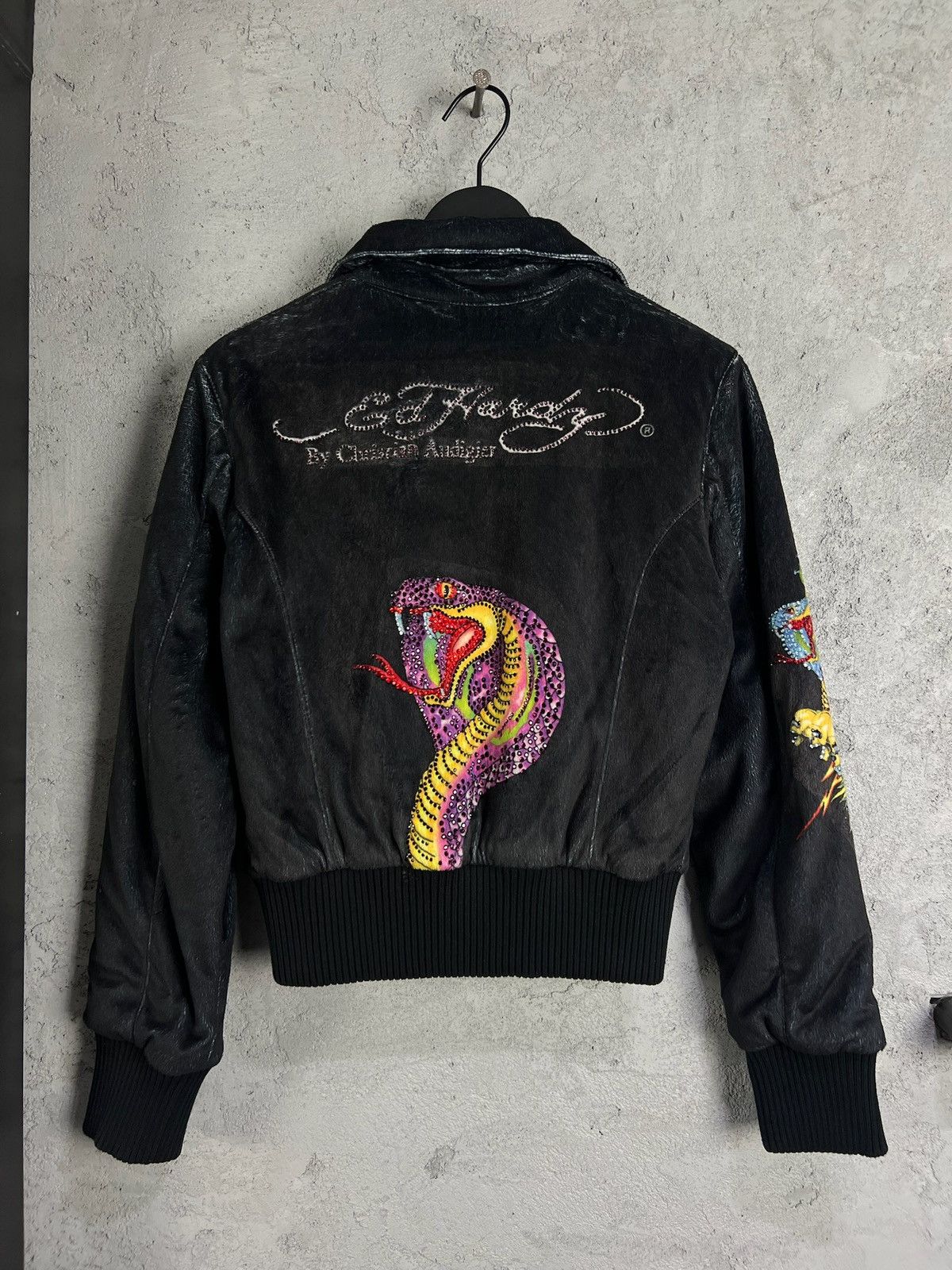 Ed Hardy Vintage Ed Hardy bridled velvet jacket Size M / US 6-8 / IT 42-44 - 5 Thumbnail