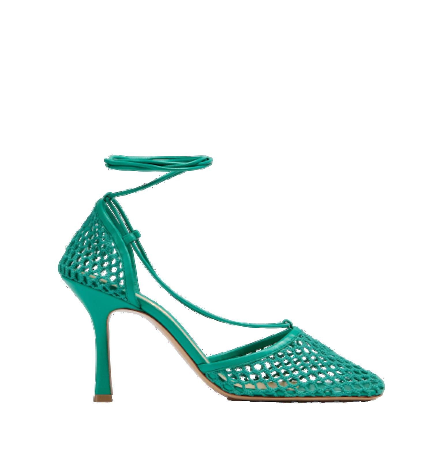 Bottega Veneta Bottega Veneta Stretch Lace Up Sandals Size US 7.5 / IT 37.5 - 1 Thumbnail
