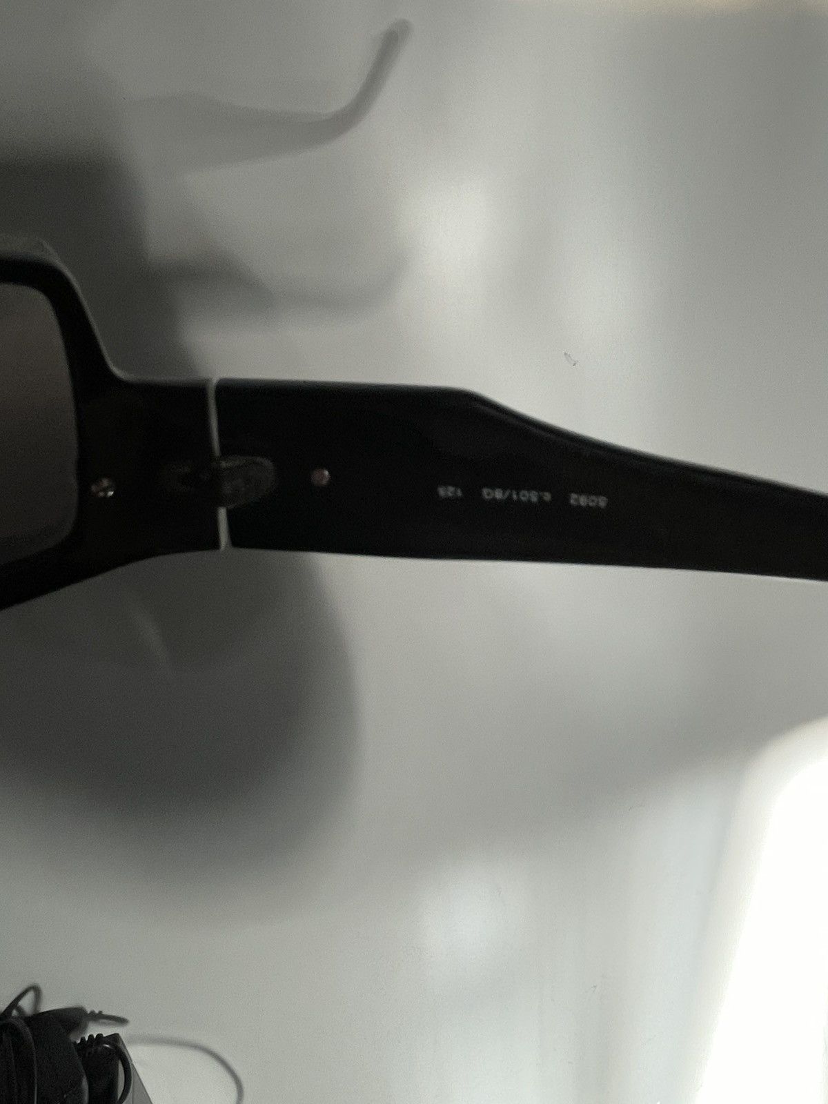 Chanel × Vintage CHANEL SUNGLASSES 5092 LOGO Black Wrap Metal Vintage Iconic Size ONE SIZE - 4 Thumbnail