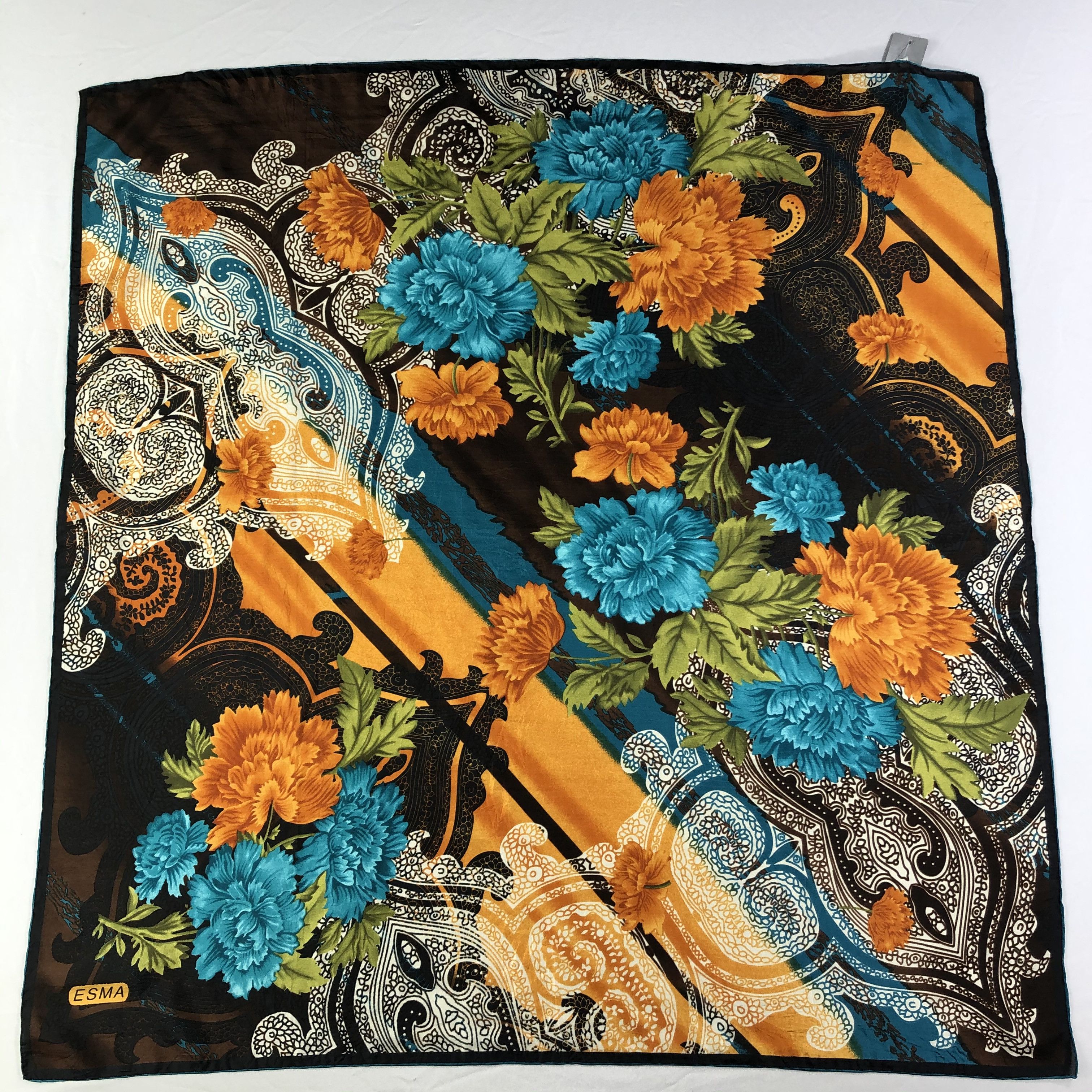 Vintage Vintage Esma Silk Scarf Size ONE SIZE - 2 Thumbnail
