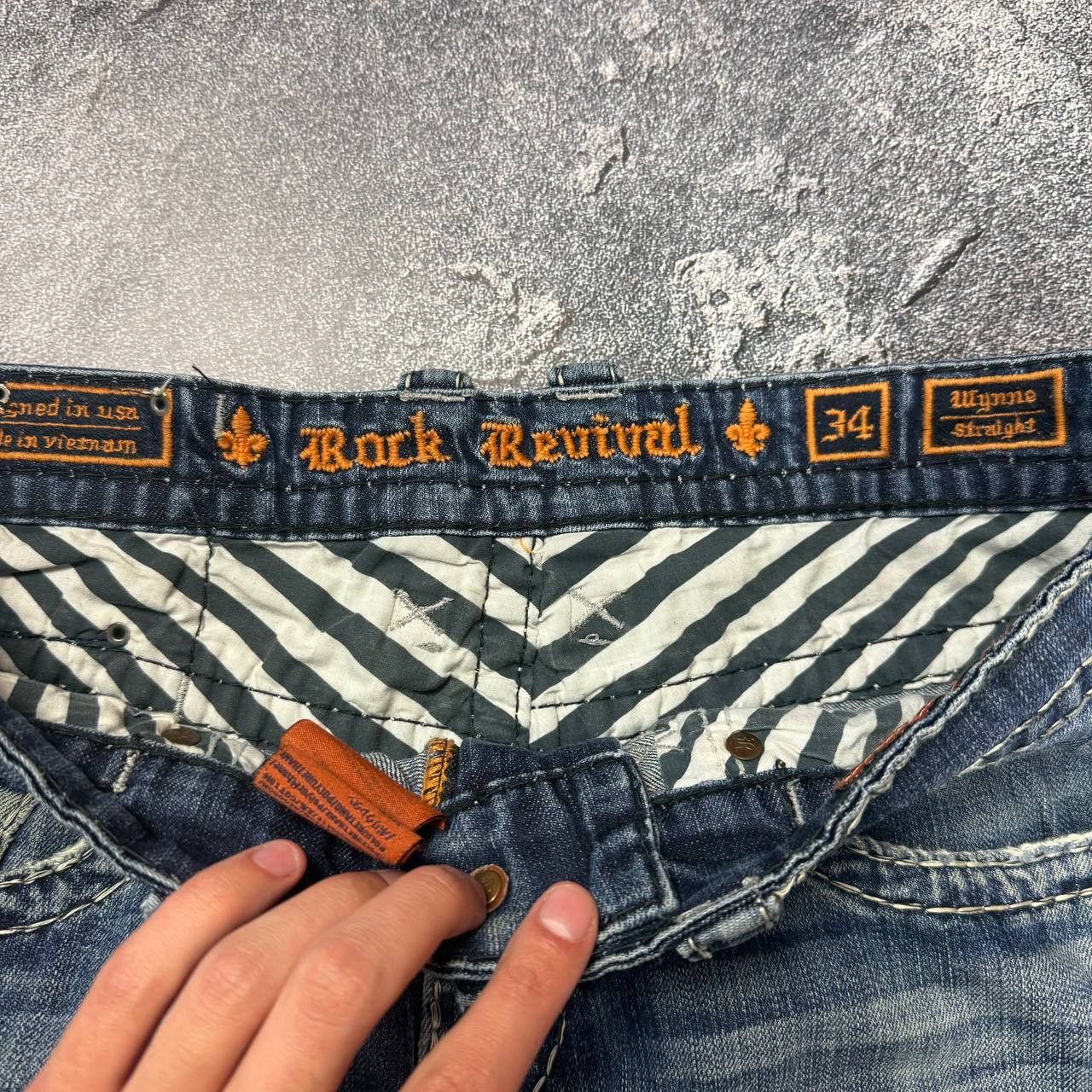 Rock Revival Rock Revival Denim 34’ (Jaser Straight) True religion Size US 34 / EU 50 - 6 Thumbnail