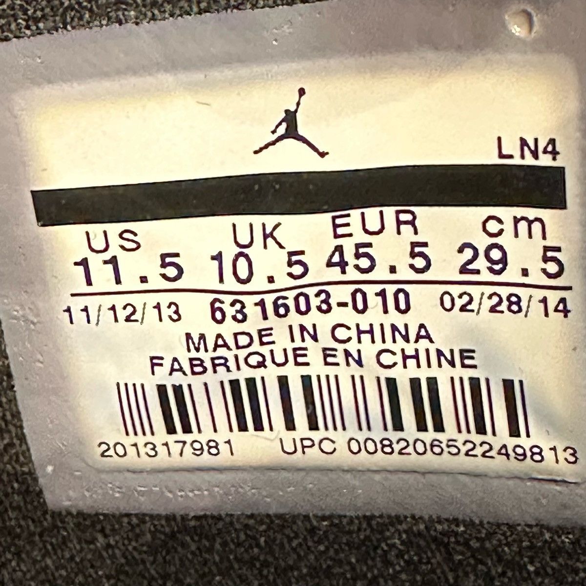 Jordan Brand × Nike Size 11.5 - Air Jordan 3 5Lab3 Reflective Black Size US 11.5 / EU 44-45 - 7 Thumbnail