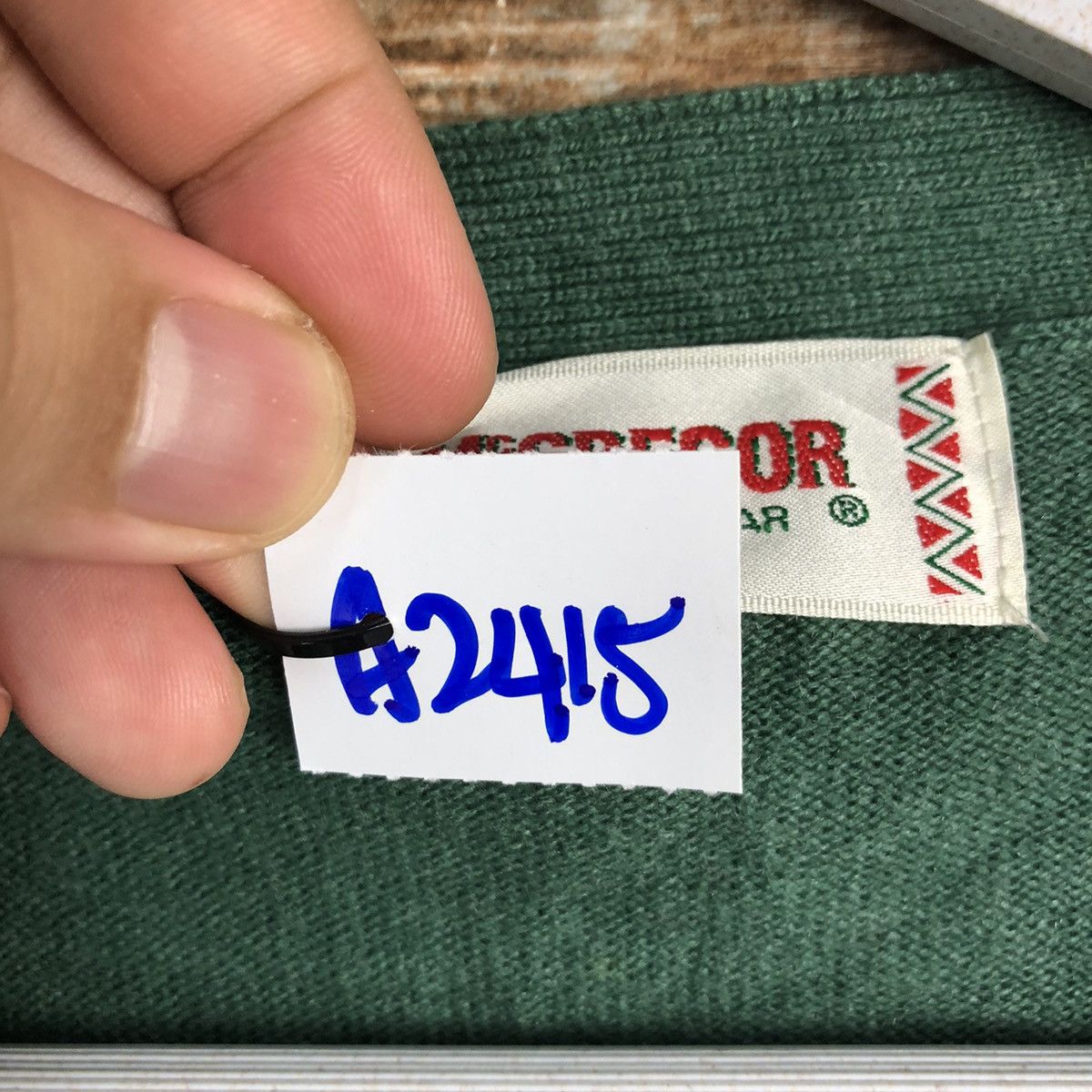 McGregor Mc Gregor Vintage Green Vest #A2415 Size US L / EU 52-54 / 3 - 11 Thumbnail