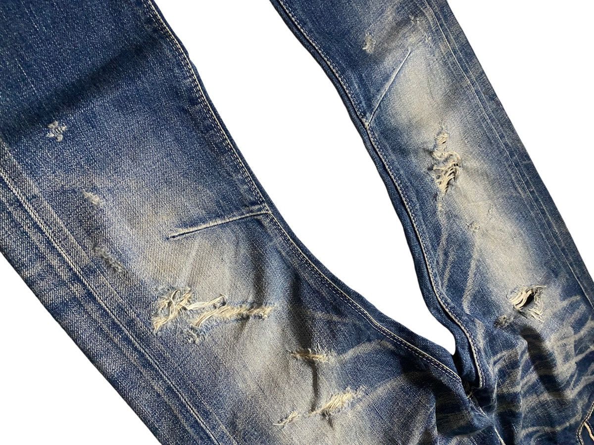 If Six Was Nine 2000's Gostar De Fuga Clawmark Seawash Selvedge Jeans Size US 29 - 8 Thumbnail