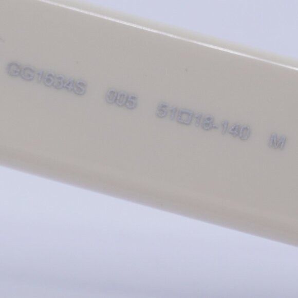 Gucci 🕶️ New Gucci GG1634S 005 Ivory/Red Sunglasses Size ONE SIZE - 7 Thumbnail