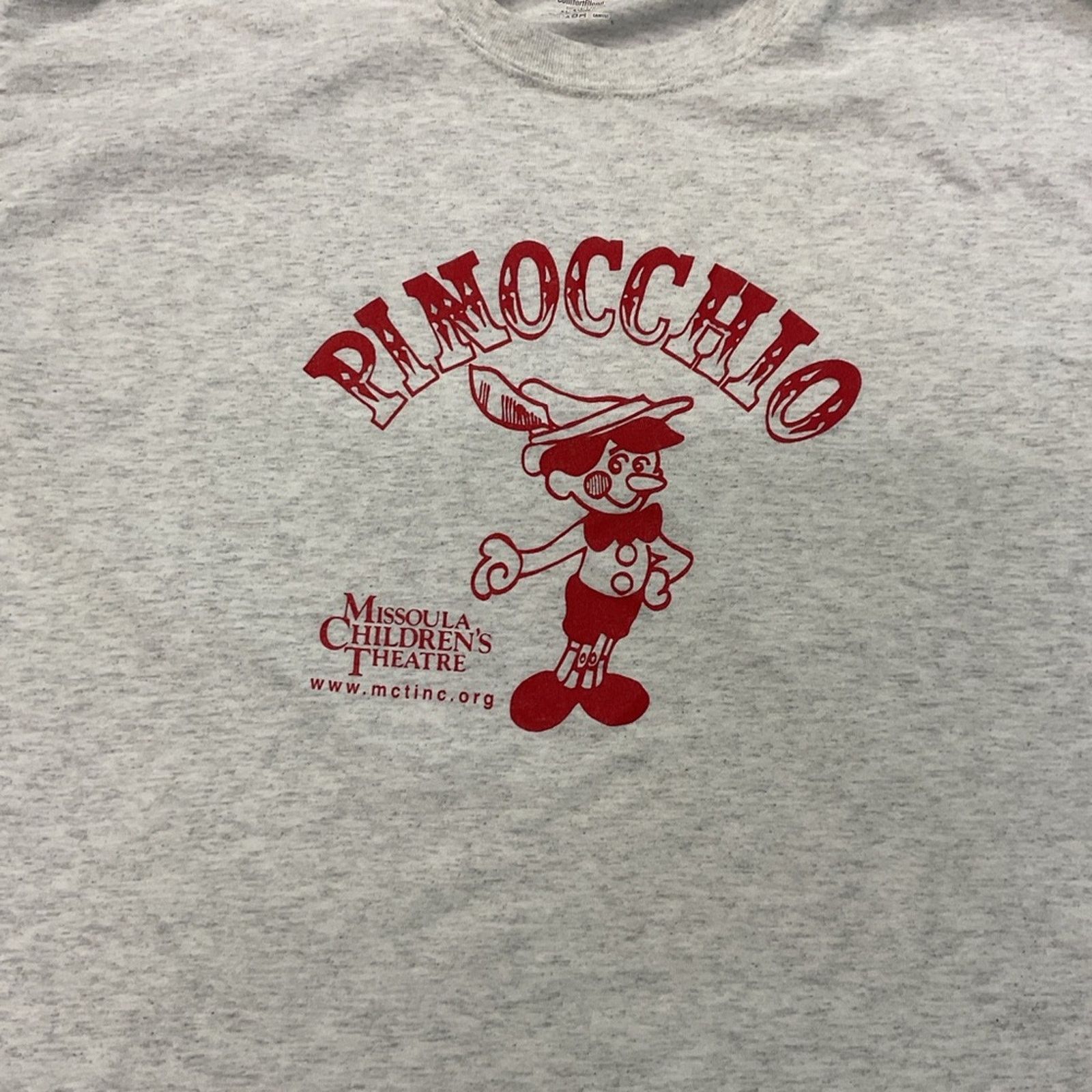 Hanes Missoula Children’s Theatre “Pinocchio” Play T-shirt Size US XL / EU 56 / 4 - 4 Thumbnail
