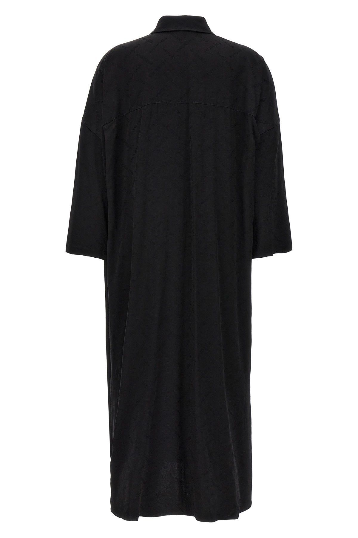 Balenciaga o1la1rc1a0725 Bal Diagonal Allover Short Sleeve Wrap Dress Size XS / US 0-2 / IT 36-38 - 2 Thumbnail