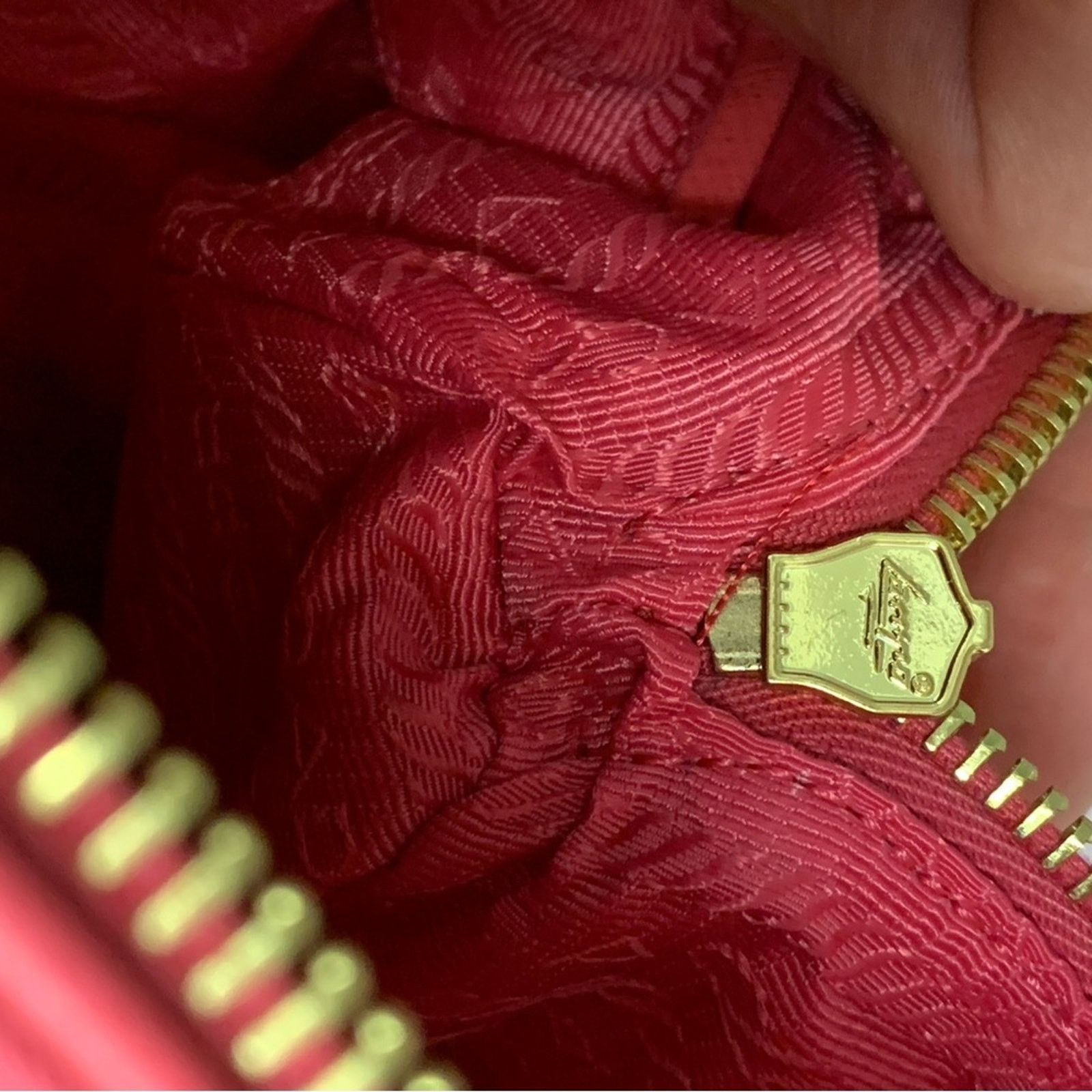 Prada PRADA BN1834 Tessuto Saffiano Nylon Shoulder Bag Peonia Pink Size ONE SIZE - 10 Thumbnail