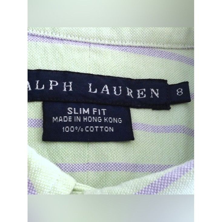 Ralph Lauren Vintage Ralph Lauren Blue Label Slim Fit Oxford Shirt Stripe Size M / US 6-8 / IT 42-44 - 3 Thumbnail