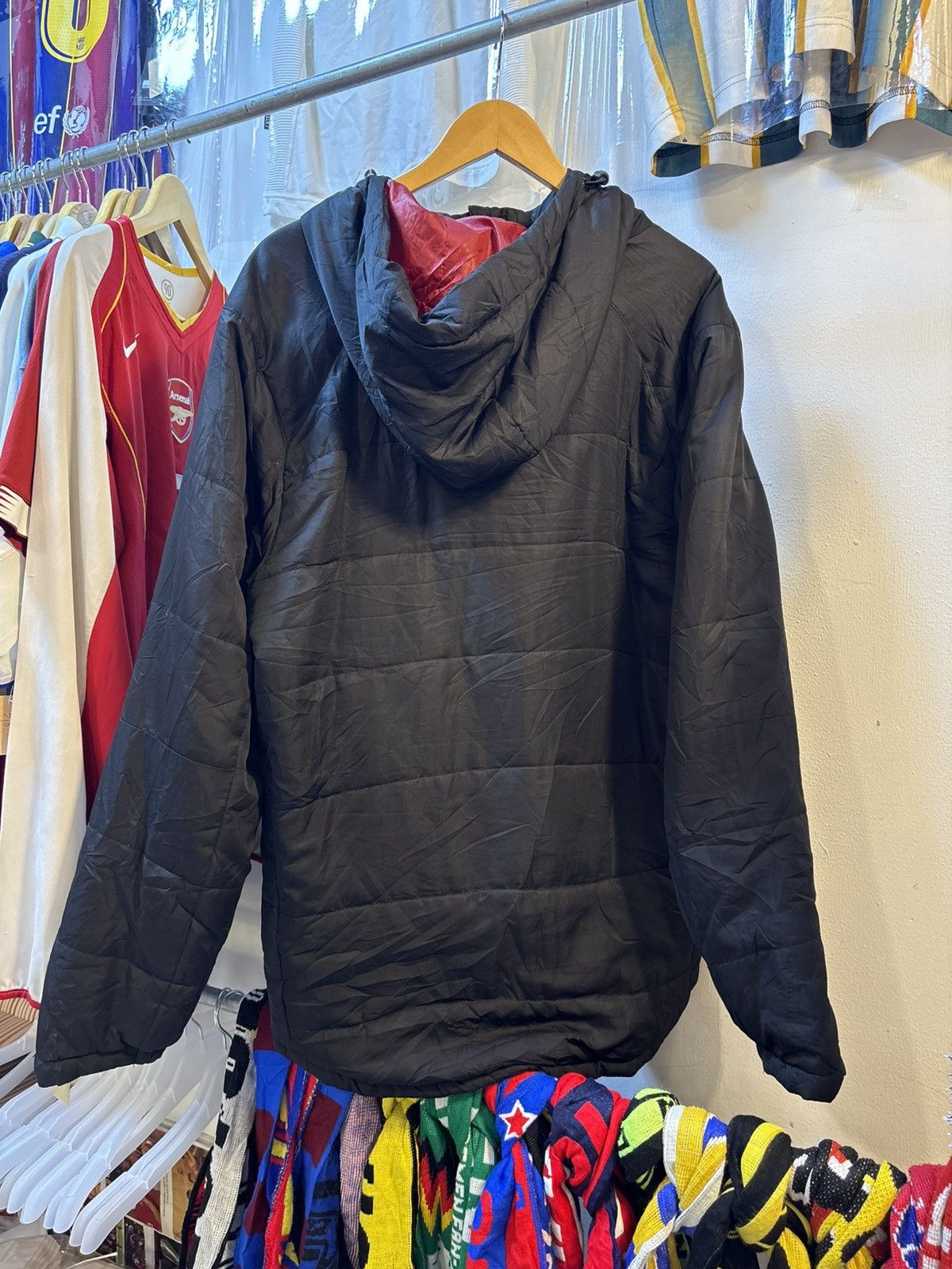 Nike Vintage Y2K FC Barcelona Puffer Jacket Size US XXL / EU 58 / 5 - 4 Thumbnail