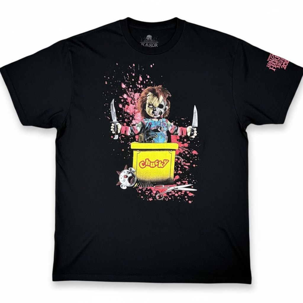 Universal Studios Halloween Horror Nights 2023 Chucky Bloody T-Shirt Men’s XL Size US XL / EU 56 / 4 - 1 Thumbnail
