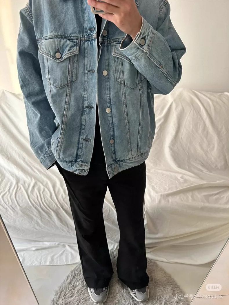 Acne Studios Acne Studios Washed blue denim jacket Size US XL / EU 56 / 4 - 8 Thumbnail