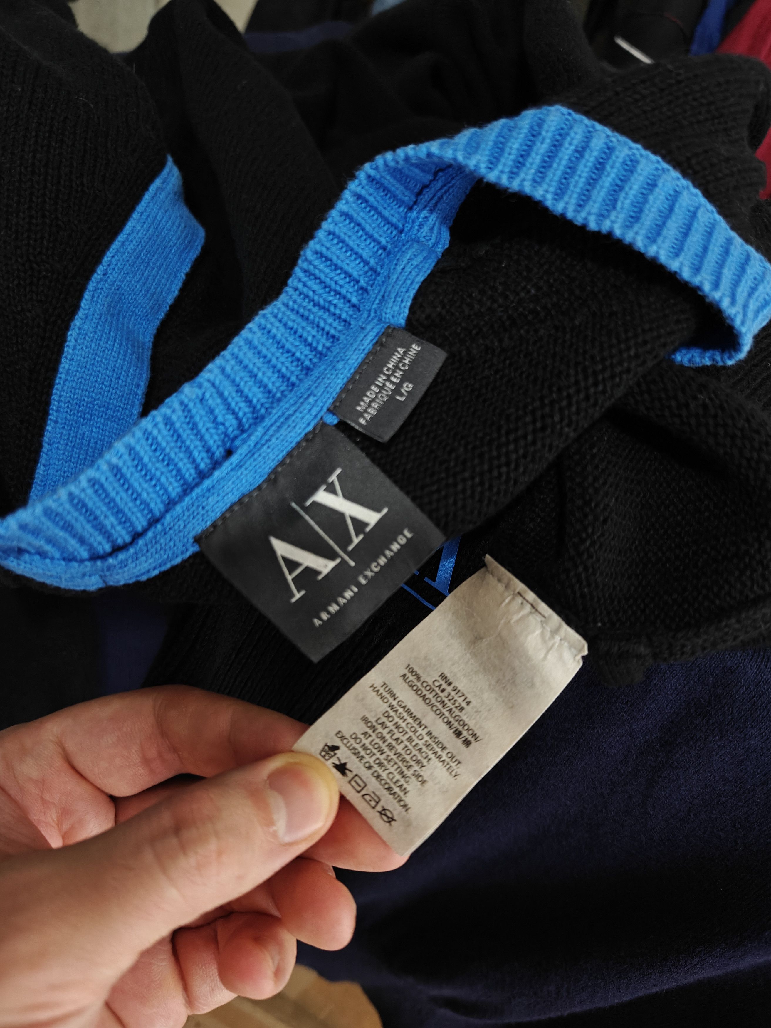 Armani Exchange Armani Exchange Sweater Crew Pullover Logo size L Size US L / EU 52-54 / 3 - 10 Thumbnail