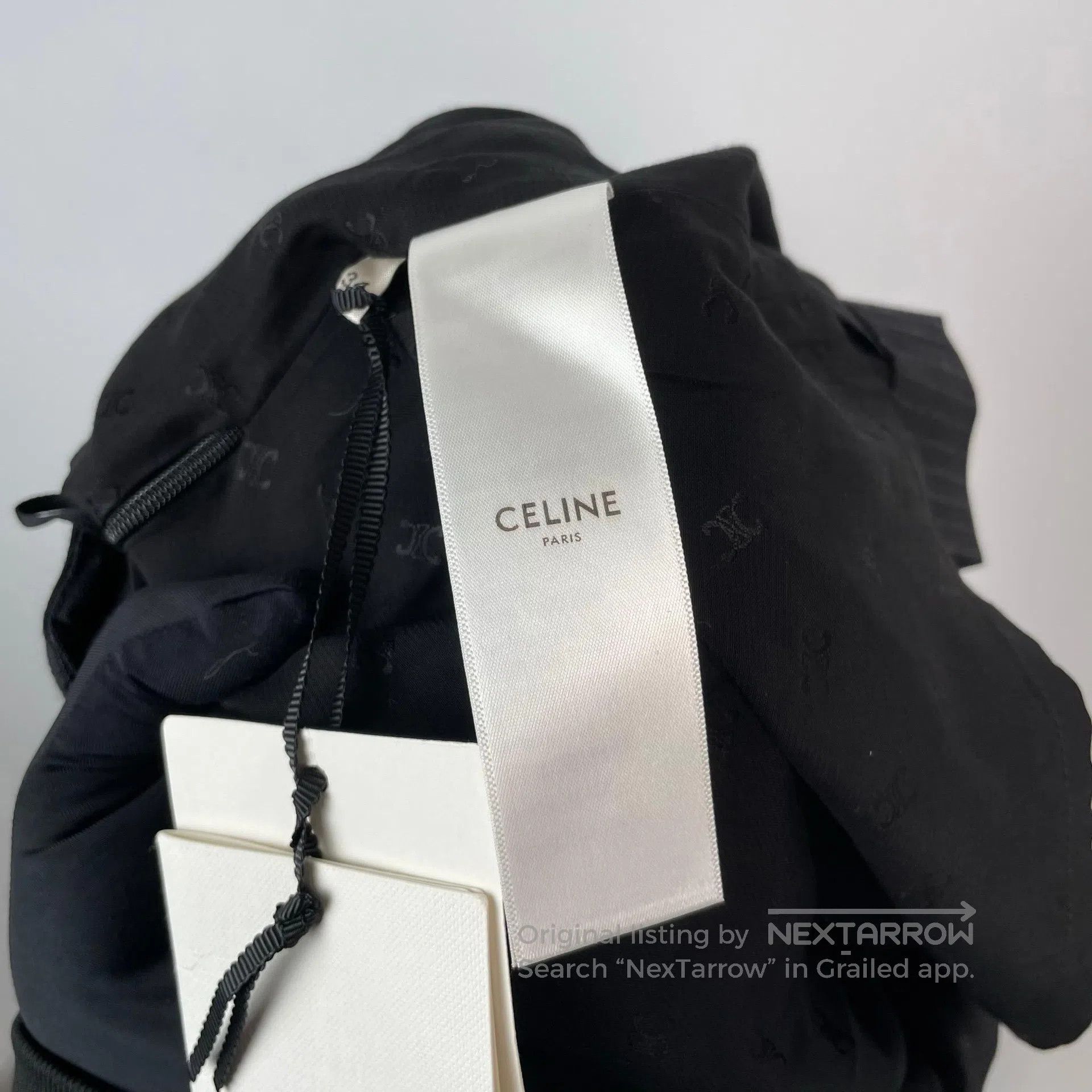 Celine CELINE Gold horsebit belted striped pleated skirt| Size 33" - 6 Thumbnail