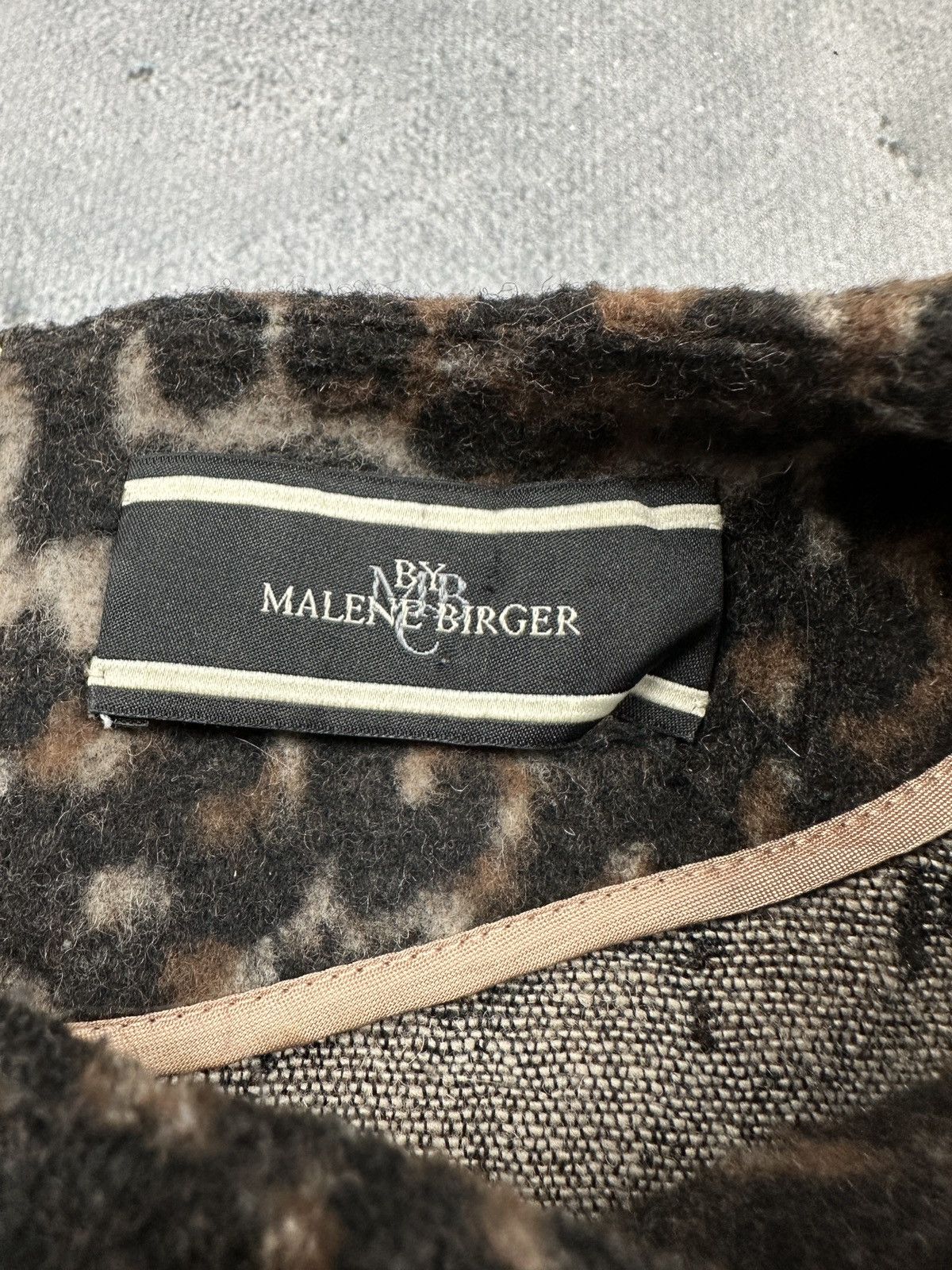 By Malene Birger Vintage By Malene Birger Leopard Wool Blend Cropped Top Zip Size S / US 4 / IT 40 - 9 Thumbnail