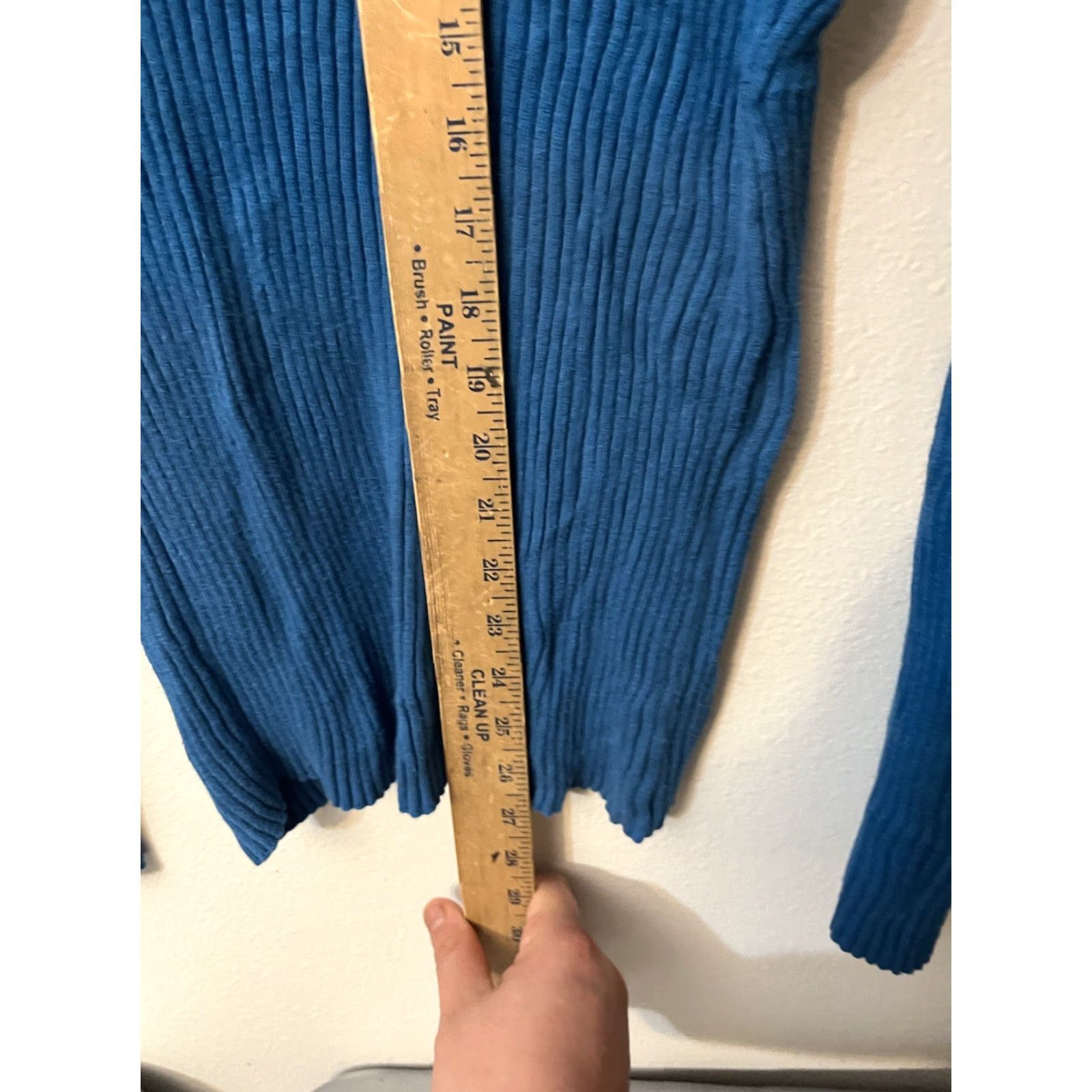 Vintage VINTAGE L.L. Bean Sweater Blue Ribbed Round Neck Women’s Size Large 90s Size L / US 10 / IT 46 - 4 Thumbnail