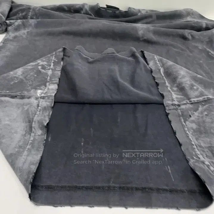 Balenciaga Balenciaga Gray Logo Embroidered Short Sleeve T-Shirt. Size US S / EU 44-46 / 1 - 7 Thumbnail