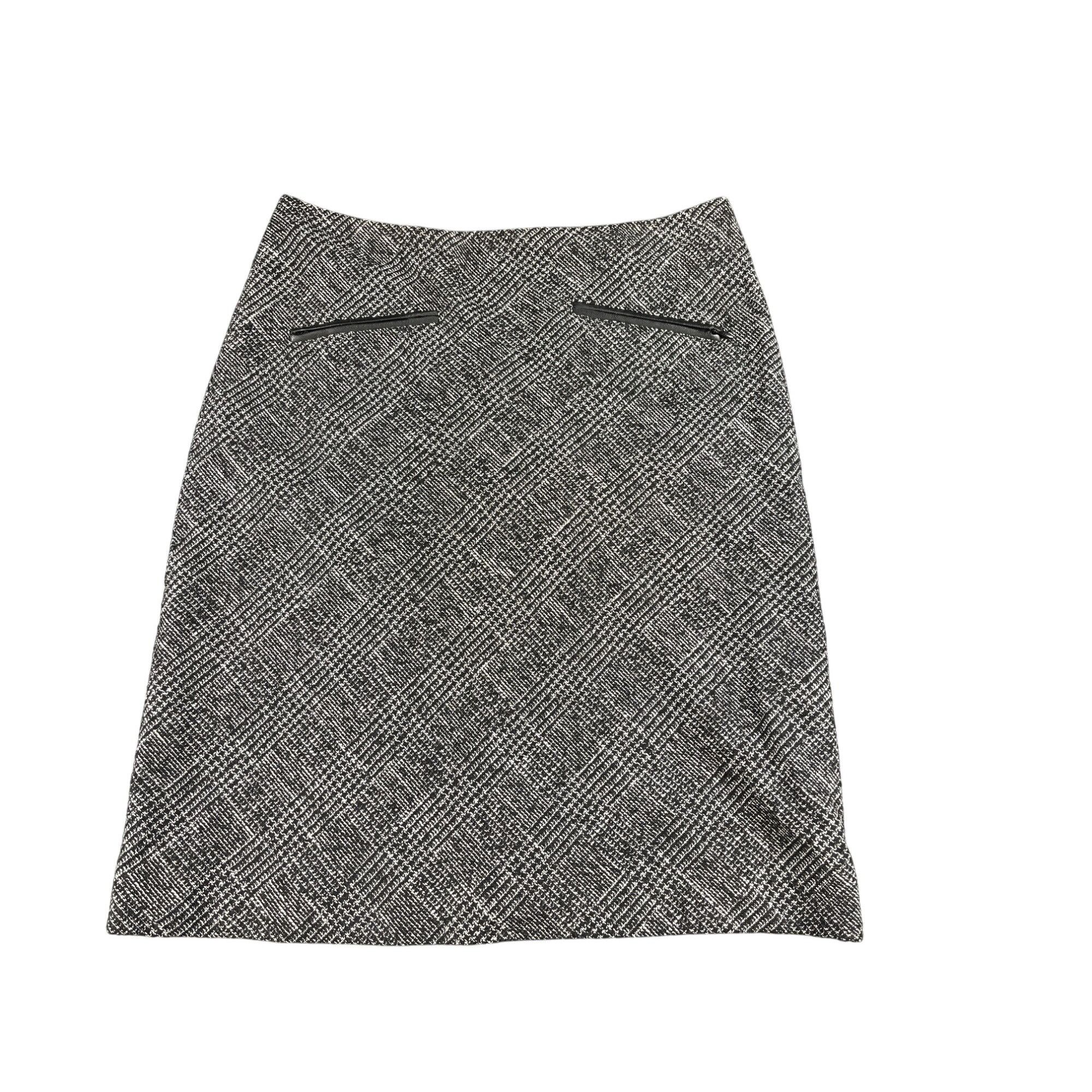 Talbots Talbots SKU 7671 Womens Black and white Pencil Skirt Size 6 Size 28" / US 6 / IT 42 - 1 Thumbnail