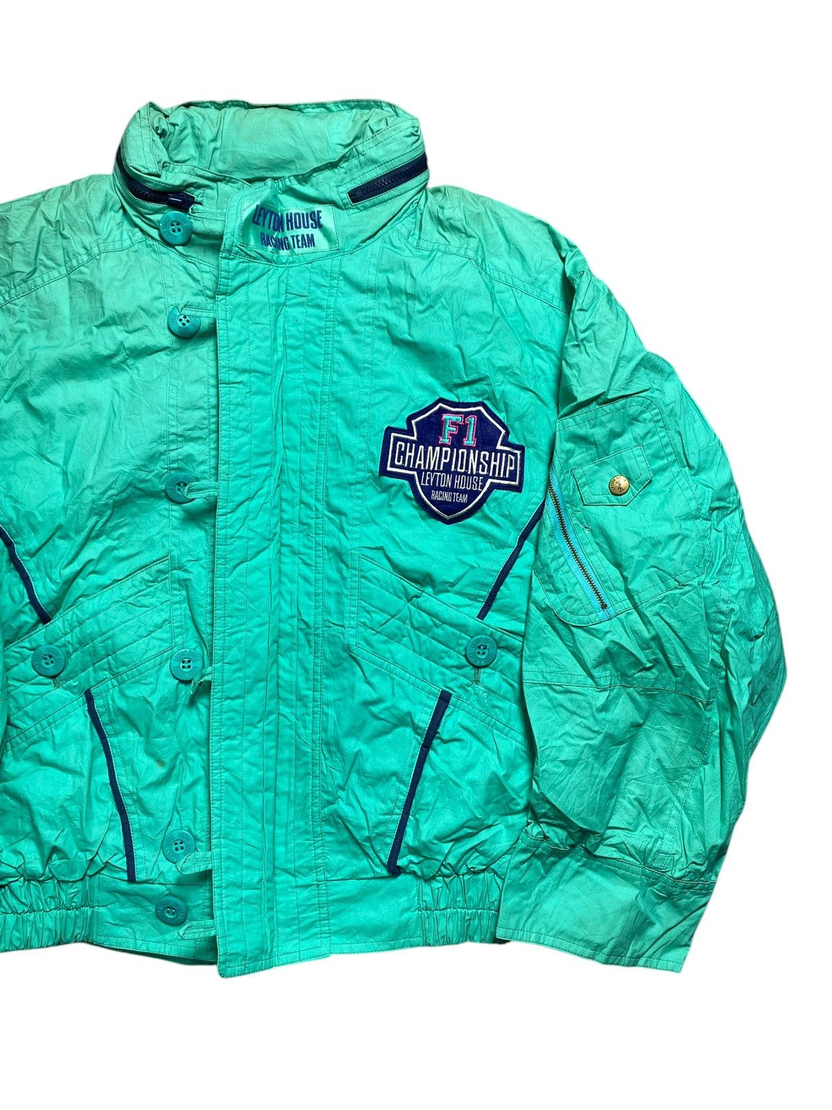 Vintage VINTAGE LEYTON HOUSE RACING JACKET JAPANESE BRAND Size US XXL / EU 58 / 5 - 3 Thumbnail
