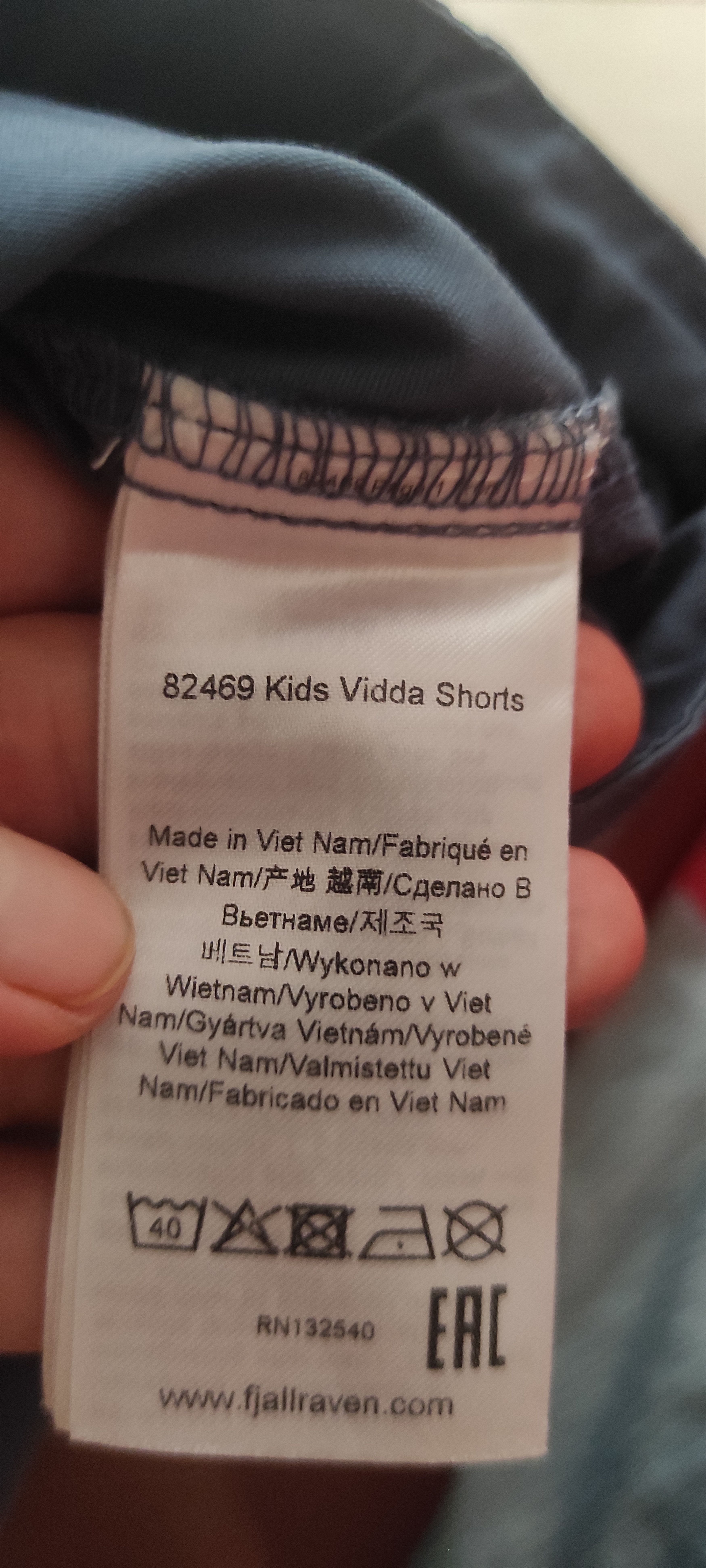 Fjallraven Fjallraven Unisex Kids Vidda Shorts Size 11/12 Years Size US 26 / EU 42 - 4 Thumbnail