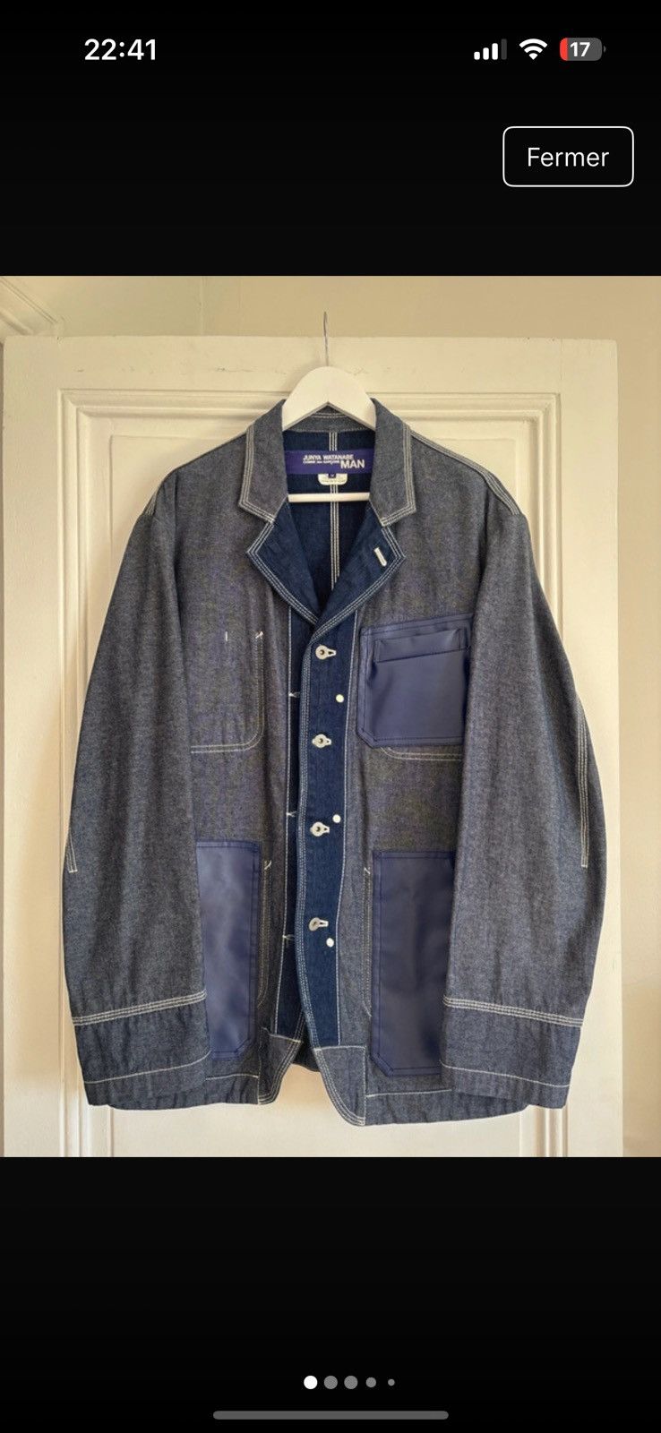 Junya Watanabe JW man denim jacket Size US M / EU 48-50 / 2 - 1 Thumbnail