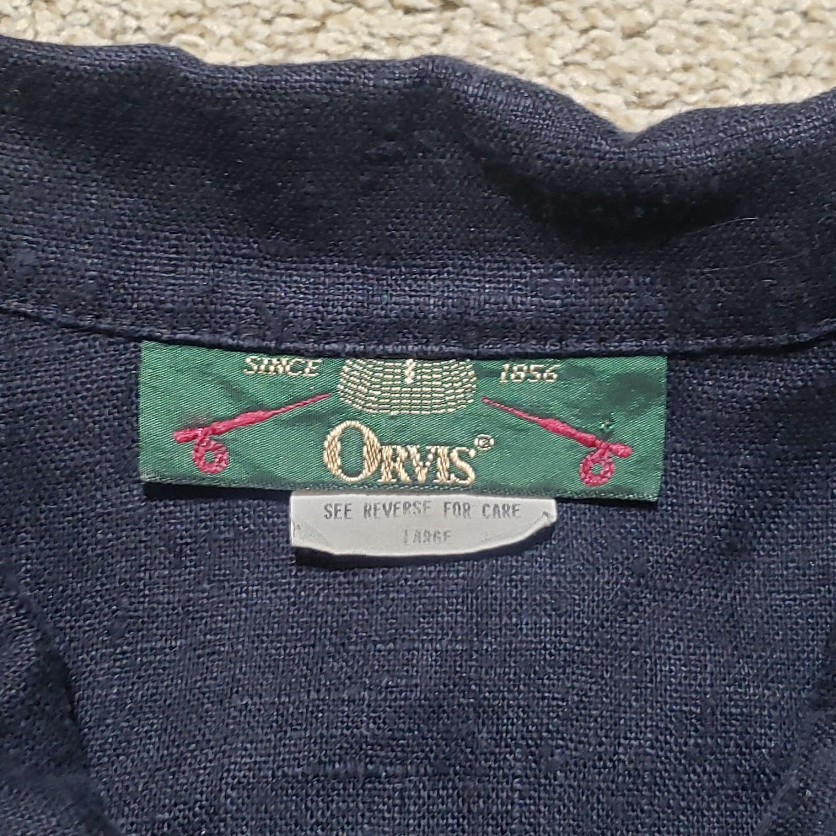 Orvis Orvis Shirt Button-Up Solid Black Short Sleeve Adult Women Size M Medium Size M / US 6-8 / IT 42-44 - 4 Thumbnail