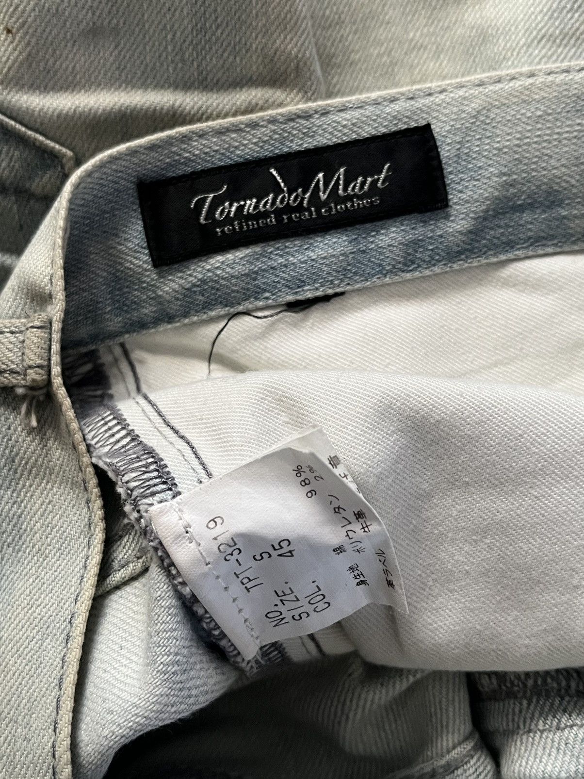 Tornado Mart TORNADO MART JAPANESE DENIM JEANS BASIC BLUE FADE PANTS Size US 30 / EU 46 - 10 Thumbnail