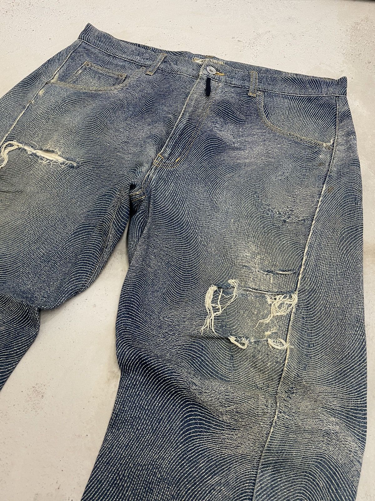 GOSTAR DE FUGA Japan Semantic Rare Style Distress Denim (A11) Size US 36 / EU 52 - 3 Thumbnail