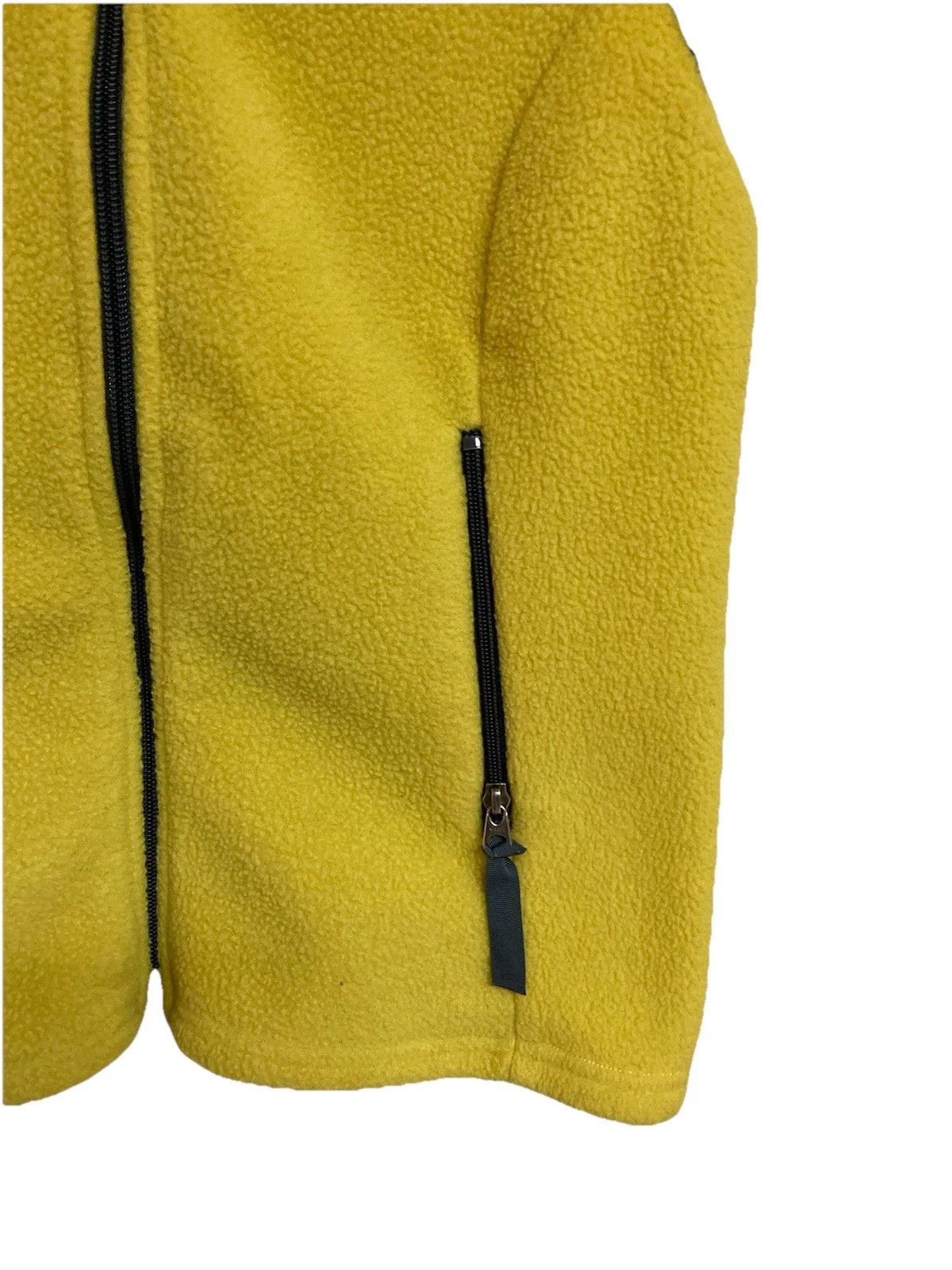 Patagonia VTG Patagonia Synchilla Vest Full Zip Fleece Yellow Sz Md Size M / US 6-8 / IT 42-44 - 5 Thumbnail