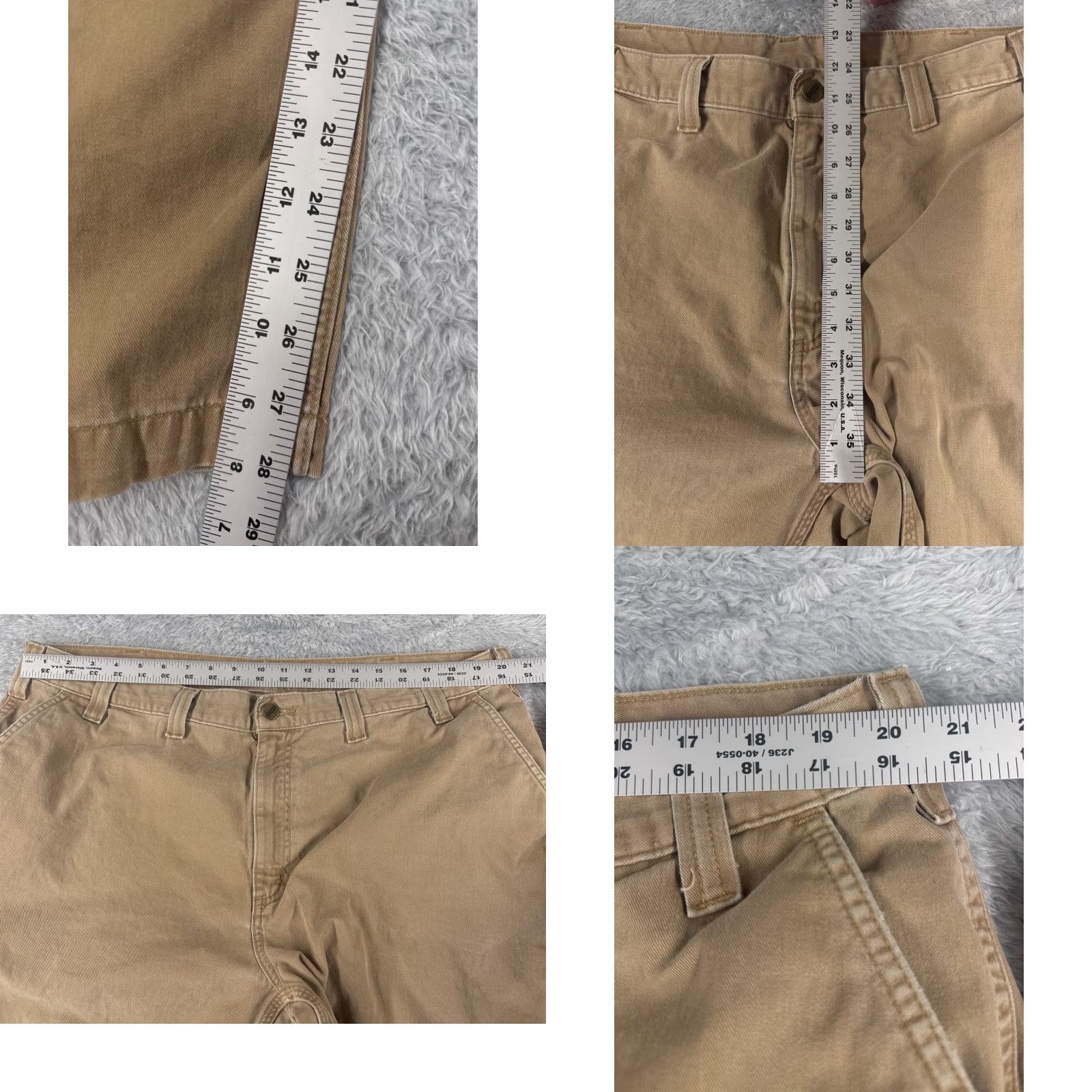 Carhartt Carhartt Pants Men 44 Beige Relaxed Fit Twill 5 Pocket Work 100% Cotton 41x29 Mens Size US 44 / EU 60 - 8 Thumbnail