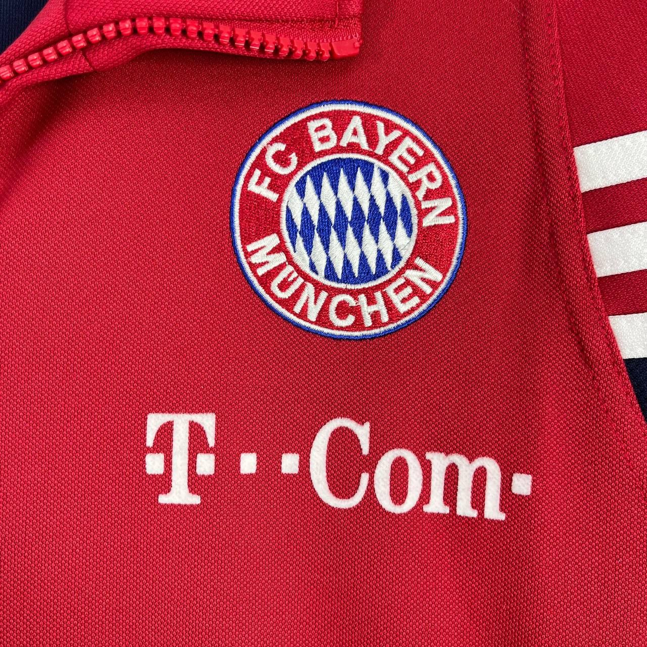 Adidas Adidas Vintage Bayern Munich Track Jacket Red Navy Size L Size US L / EU 52-54 / 3 - 3 Thumbnail