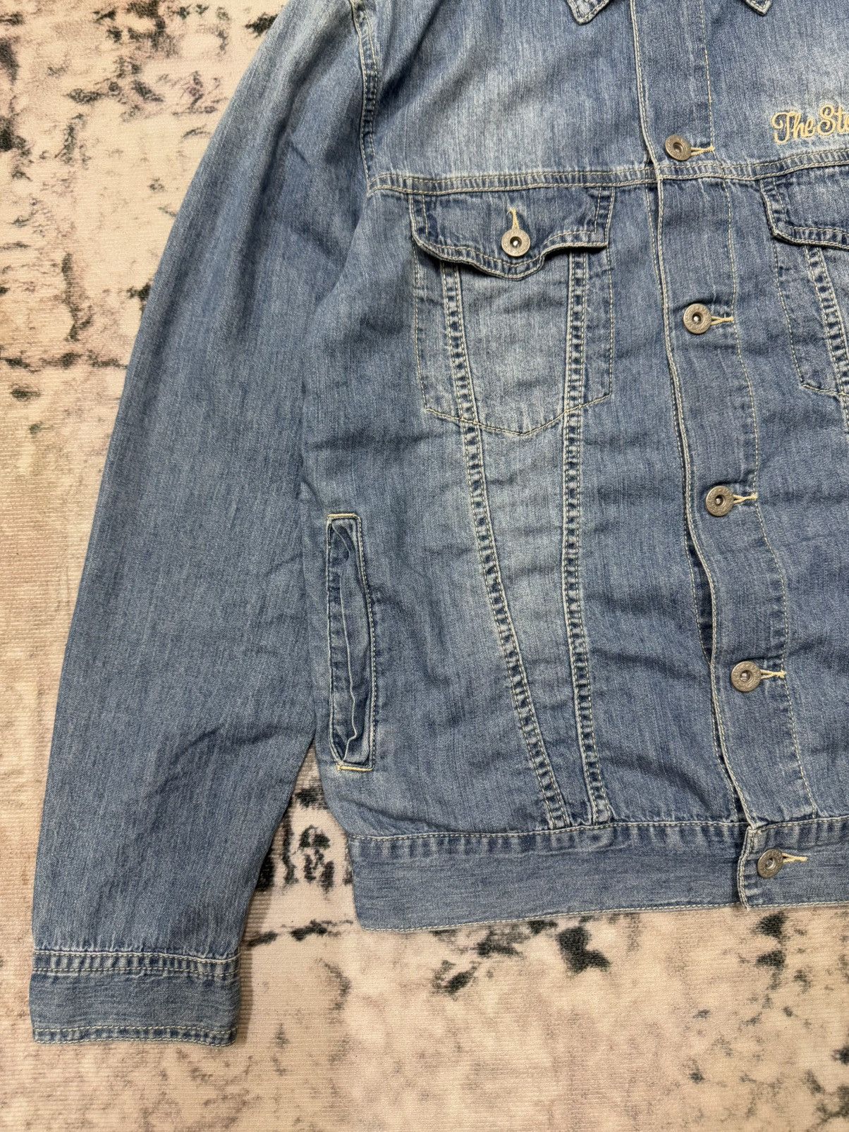 Japanese Brand Stooge & Co Union Made Button Chambray Denim Jacket Size US S / EU 44-46 / 1 - 4 Thumbnail