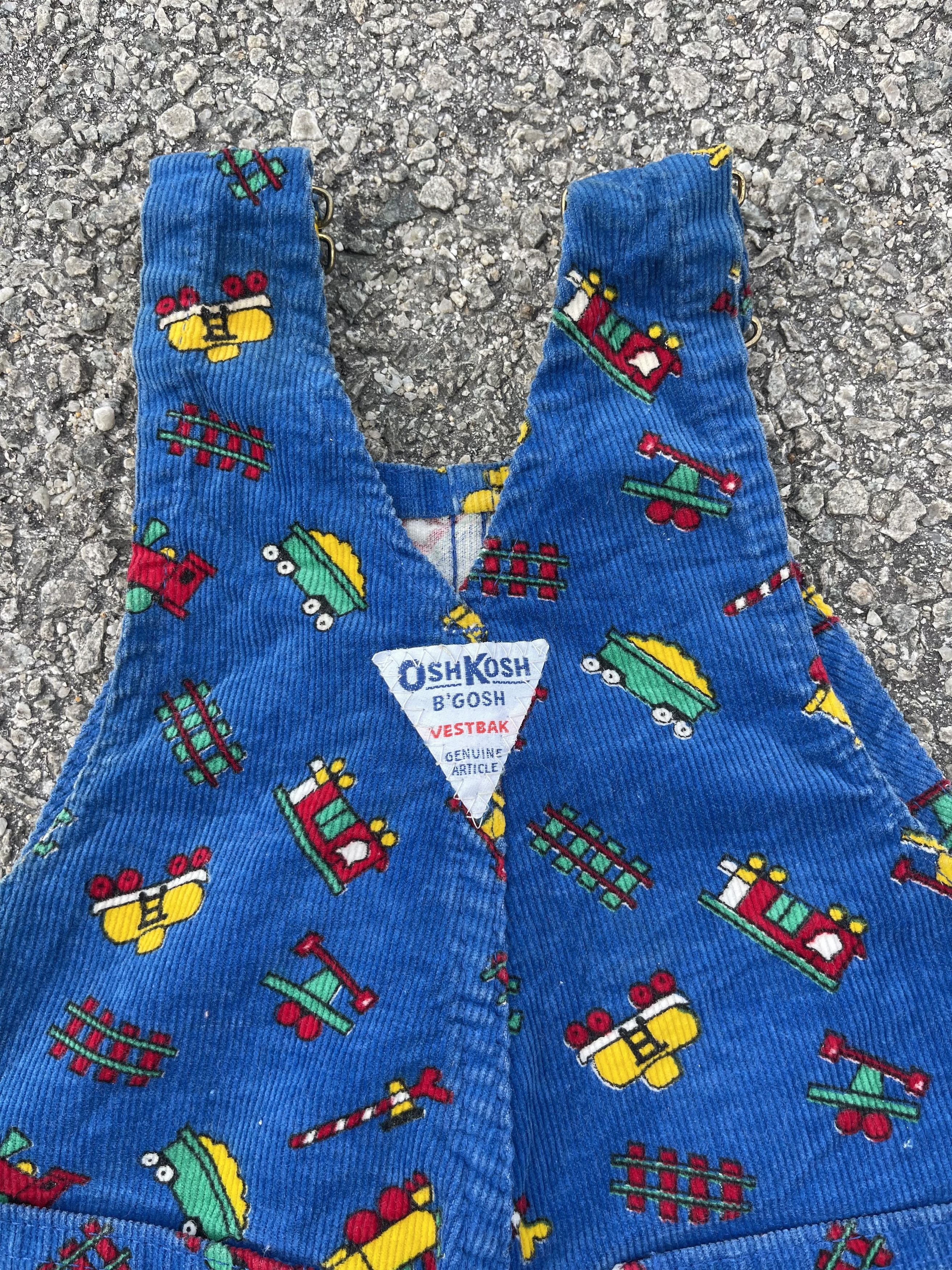 Oshkosh Vintage 70s Toddler OSHKOSH Corduroy Mini Train Size US 26 / EU 42 - 15 Thumbnail
