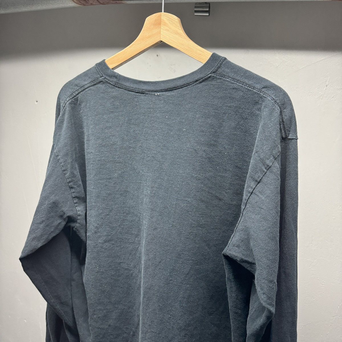 Vintage Thrashed Faded Distressed Blank Shirt ERD Grunge Chrome Size US L / EU 52-54 / 3 - 5 Thumbnail