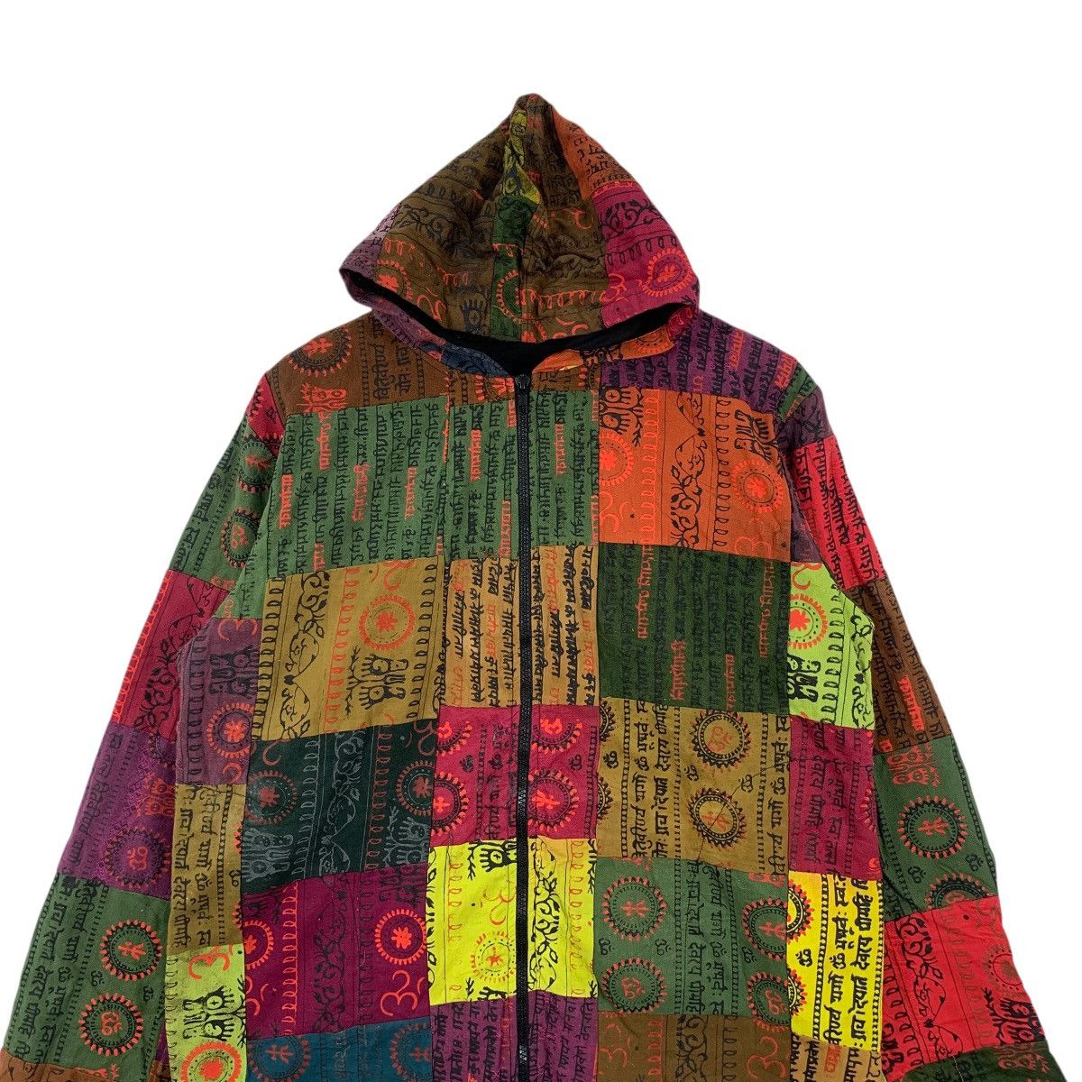 Vintage Vintage BORO SASHIKO PATCHWORK Over Print Jacket Parka Size US M / EU 48-50 / 2 - 2 Thumbnail