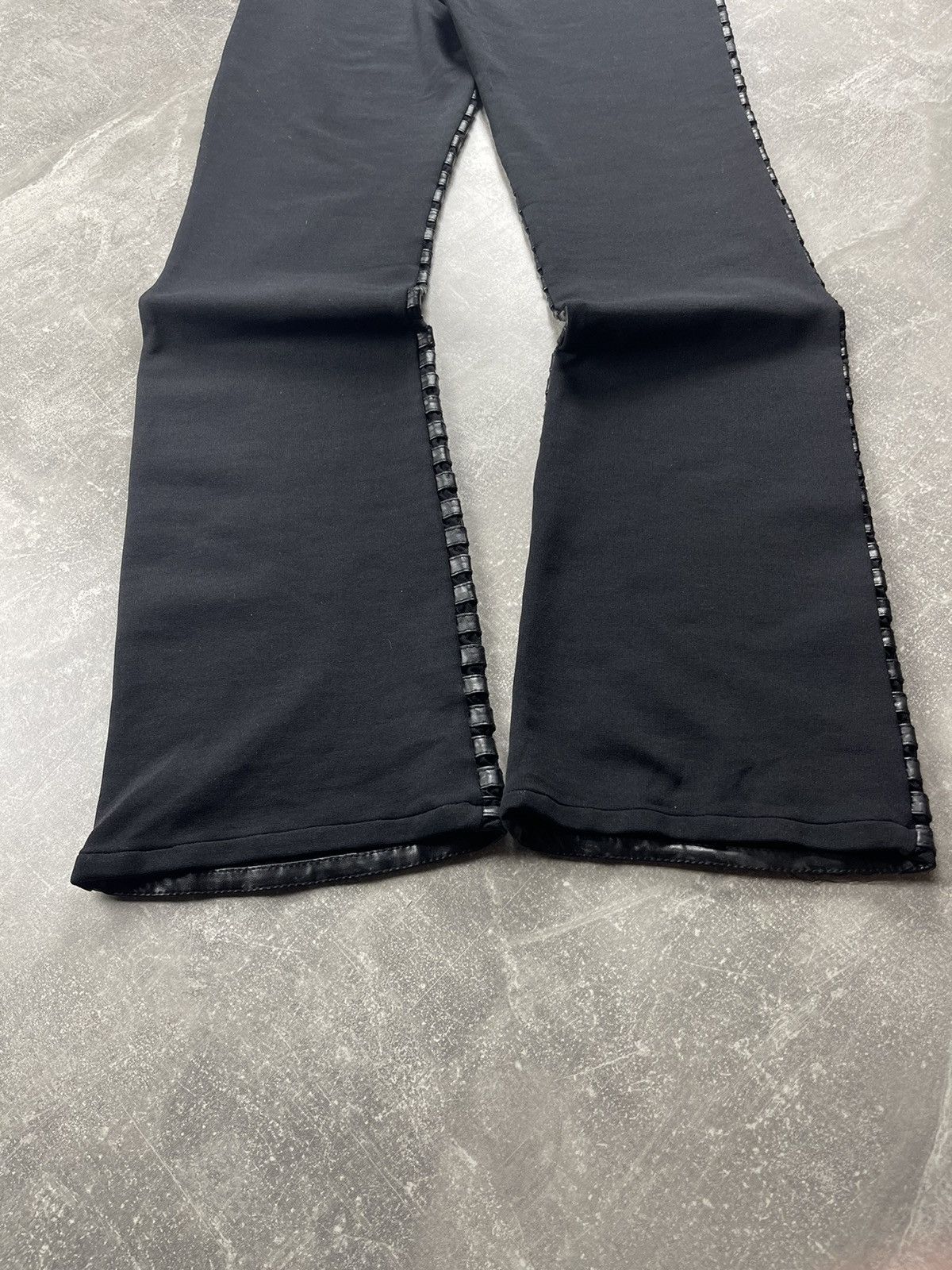Other Sagite Paris Avant Garde Textured Ribbed Pants Black Size S Size 28" / US 6 / IT 42 - 7 Thumbnail