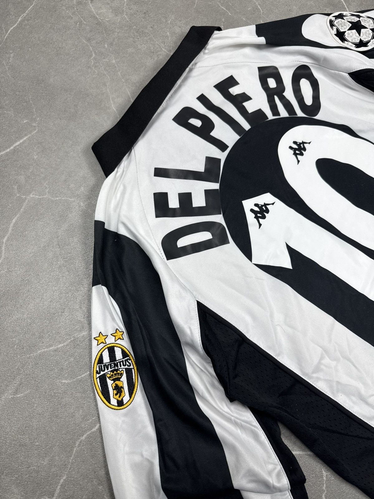 Kappa Kappa Juventus Black White Vintage Jersey Size US XL / EU 56 / 4 - 3 Thumbnail