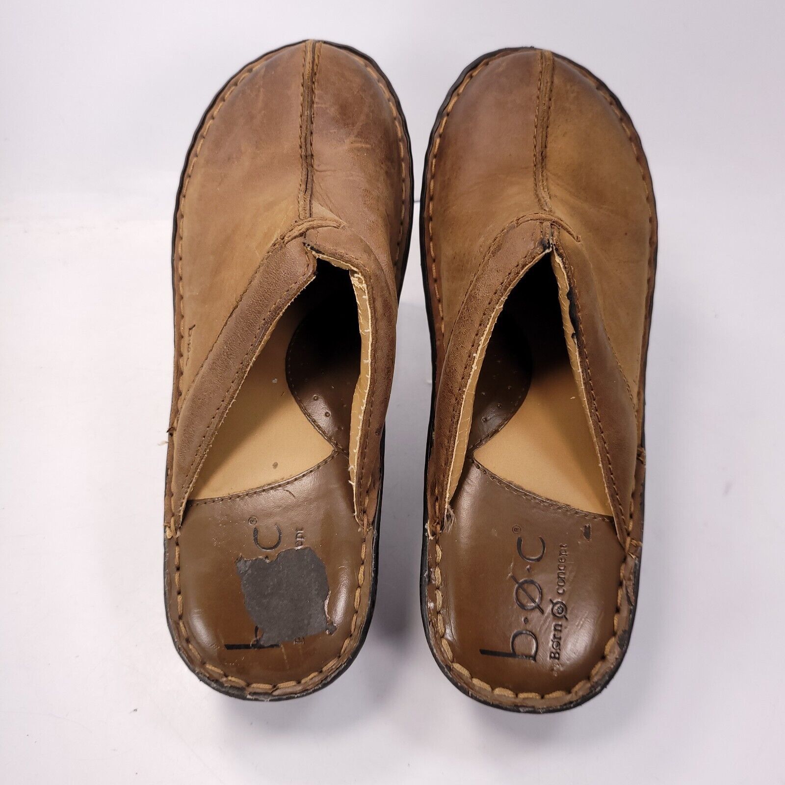 Born Born boc Concept Casual Clog Womens Size 7 38 BC1079 Brown Size US 7 / IT 37 - 4 Thumbnail