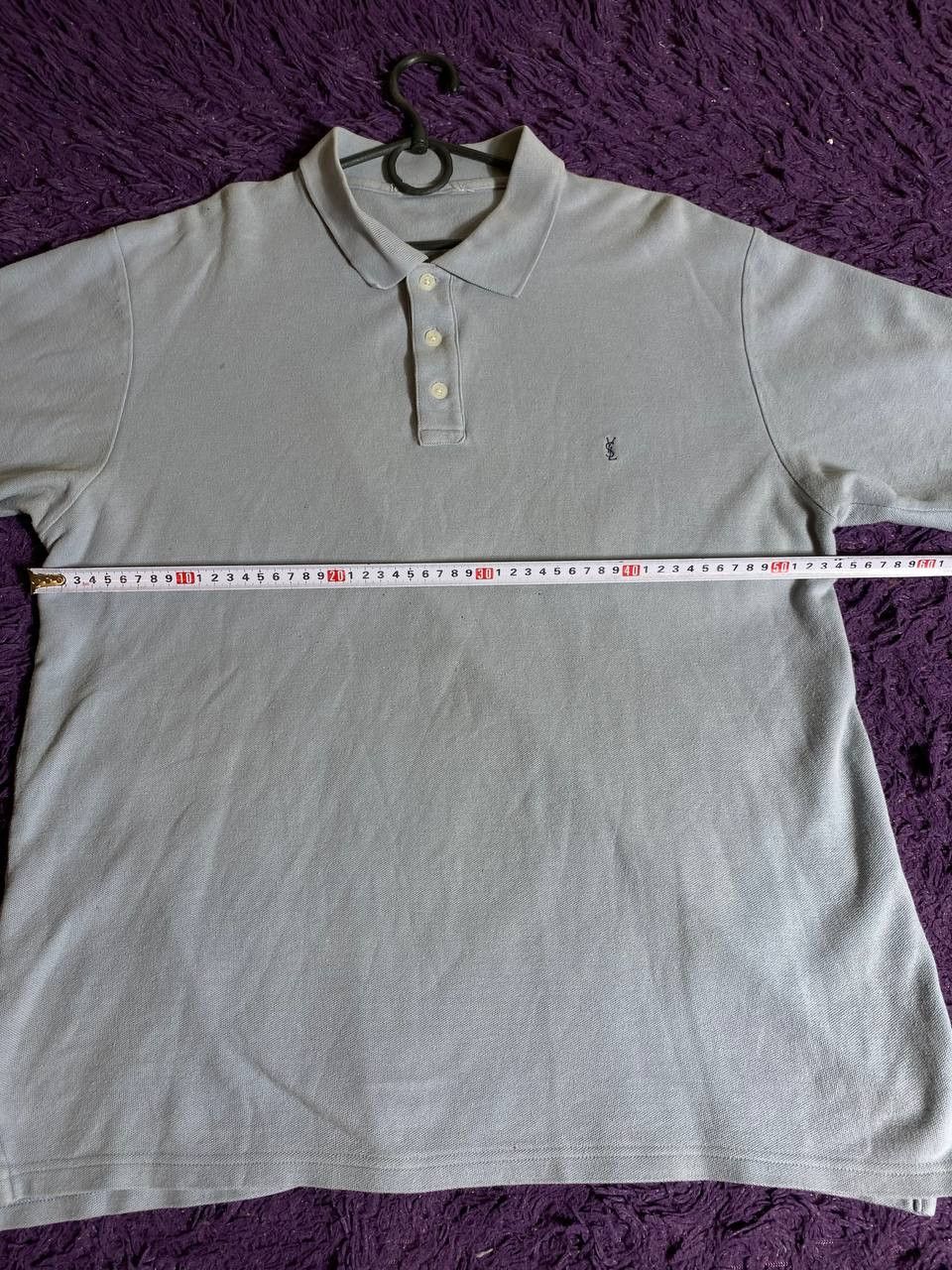 Vintage × Yves Saint Laurent Polo YSL Tee shirt big logo Yves Saint Laurent Size US XL / EU 56 / 4 - 14 Thumbnail