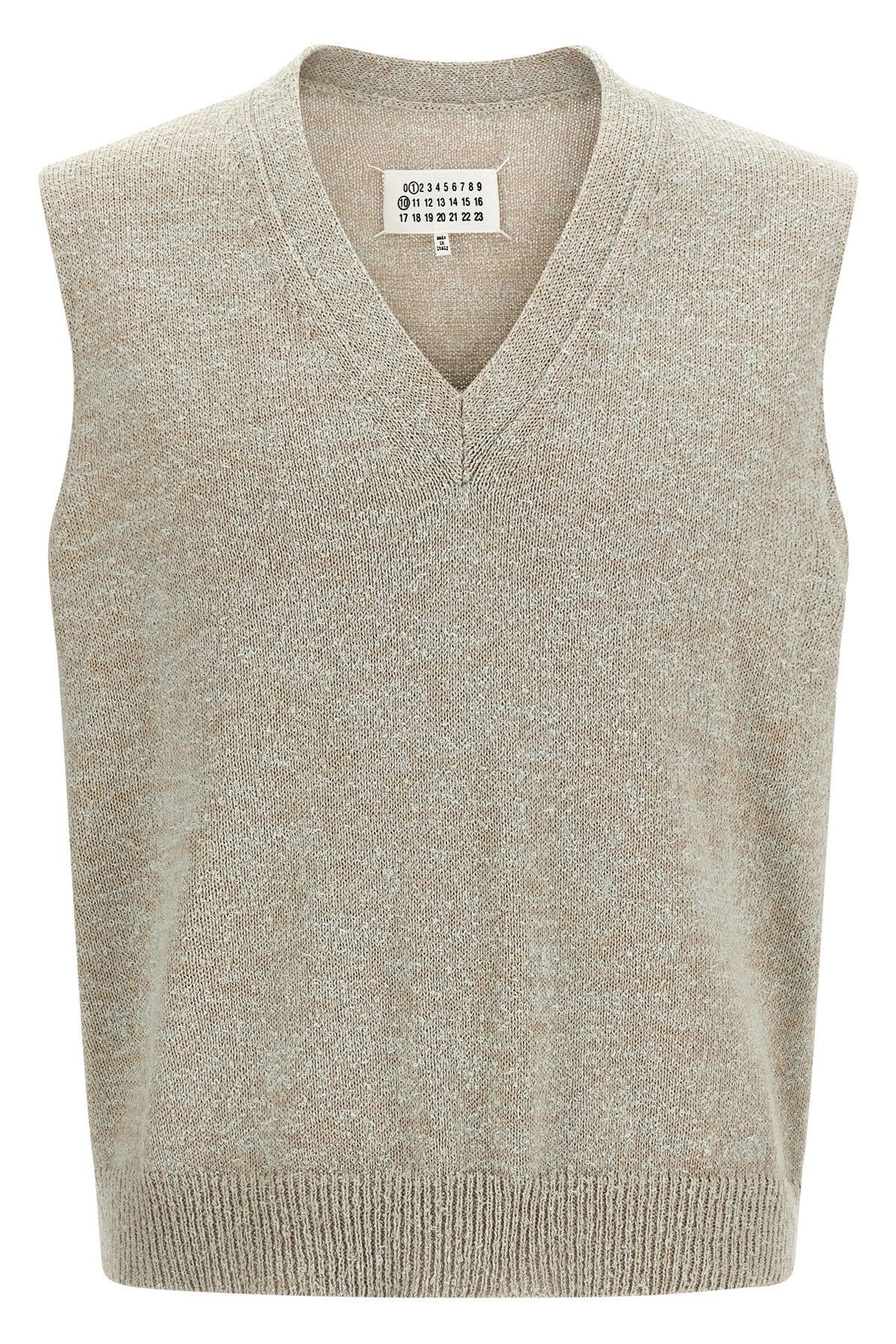 Maison Margiela Bouclé knit vest Size US XL / EU 56 / 4 - 1 Thumbnail