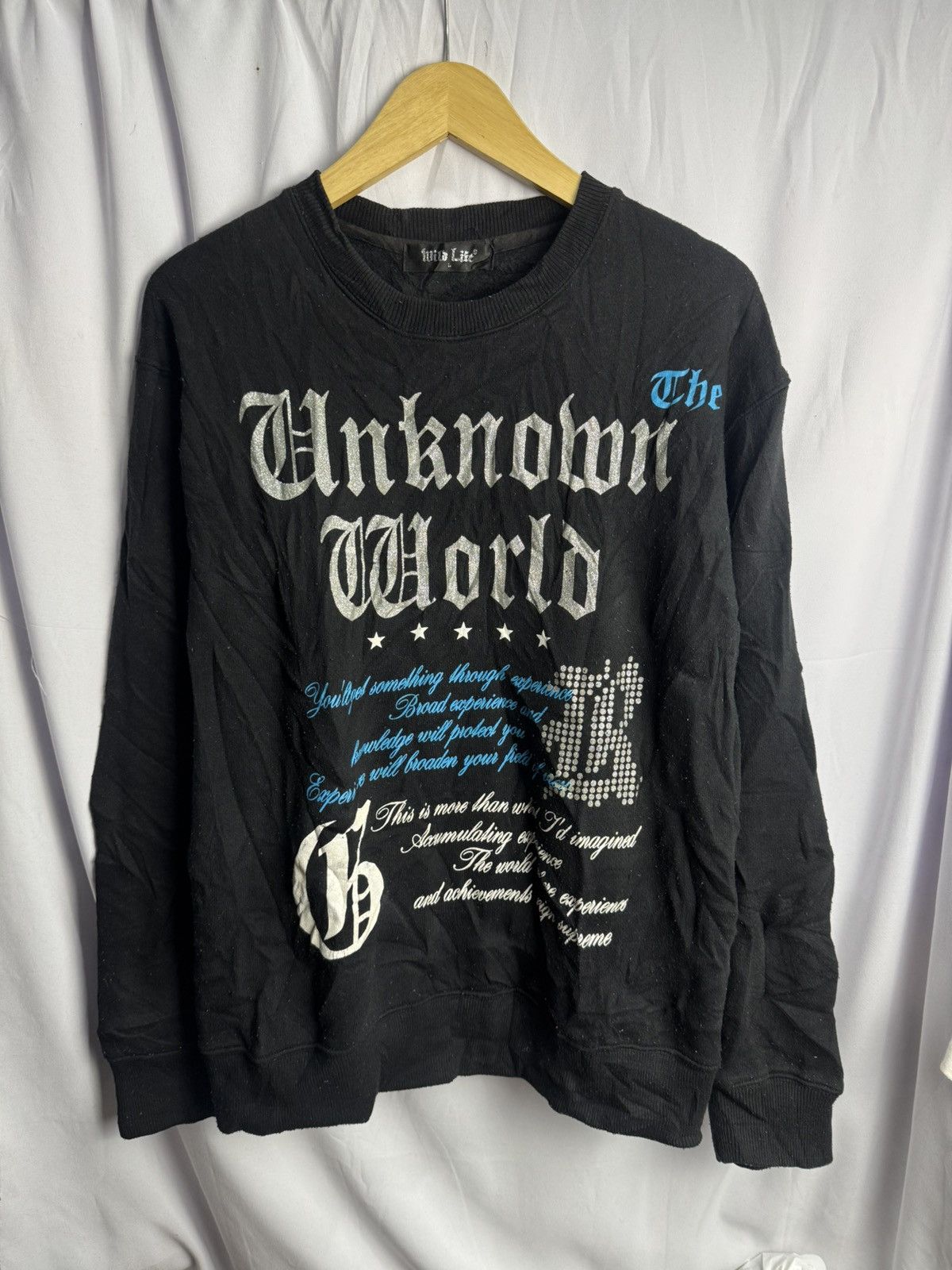 Beauty Beast Wild Life Japanese Poem Sweatshirt Size US L / EU 52-54 / 3 - 1 Thumbnail
