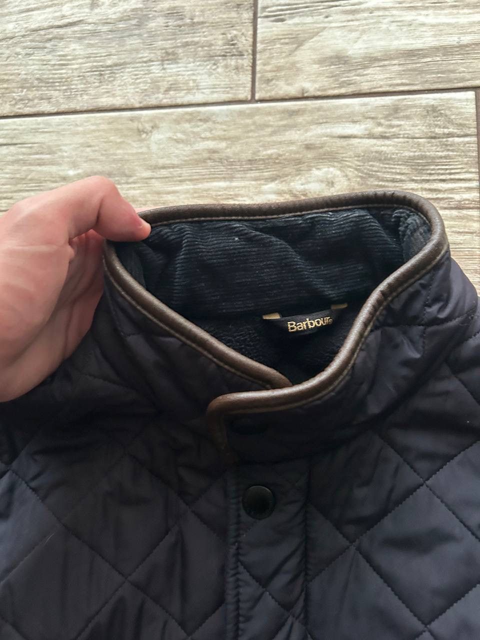 Barbour Barbour Mans Navy Blue Quilted Jacket Size US S / EU 44-46 / 1 - 6 Thumbnail